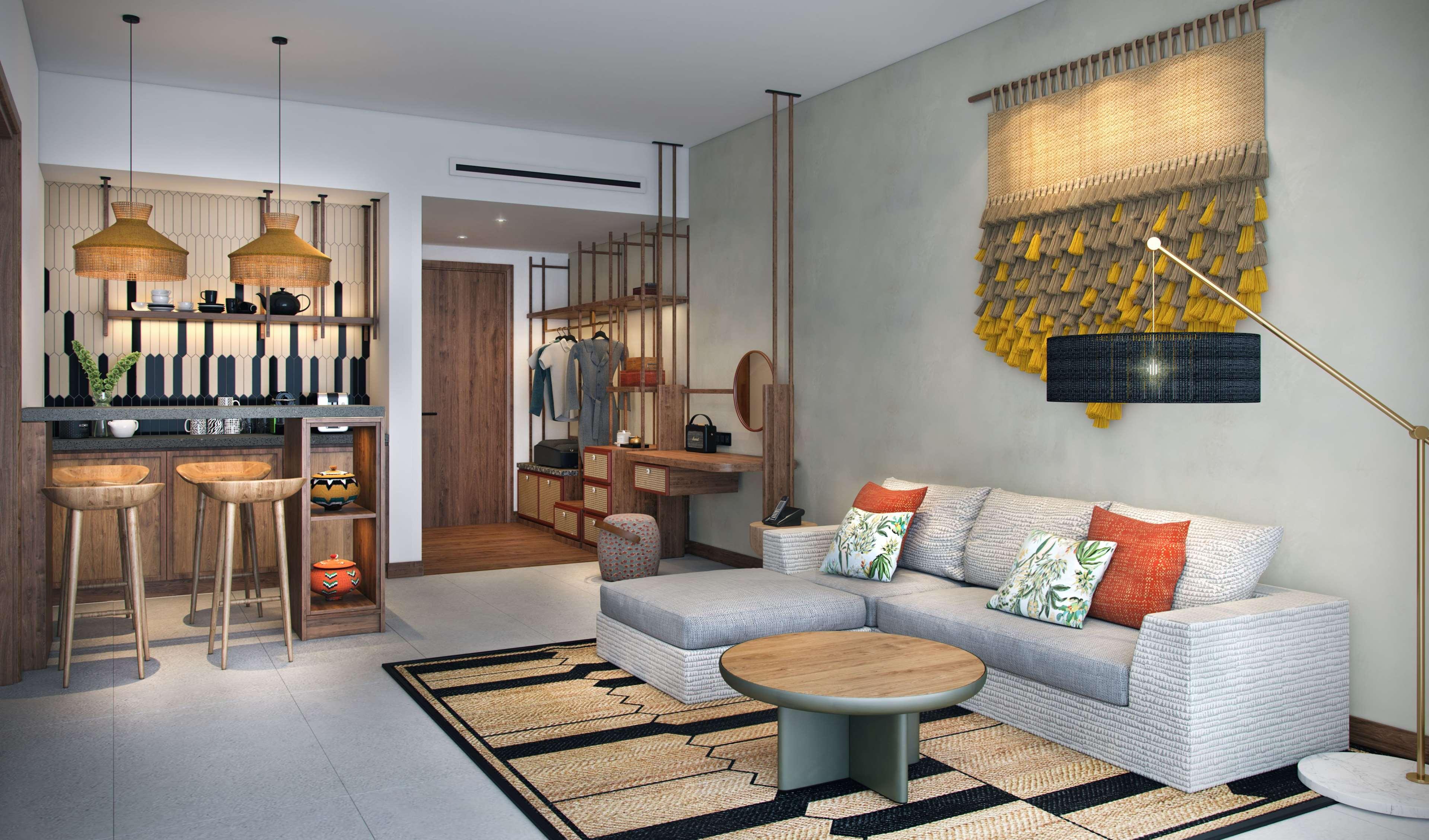 Double Pool View King Bed