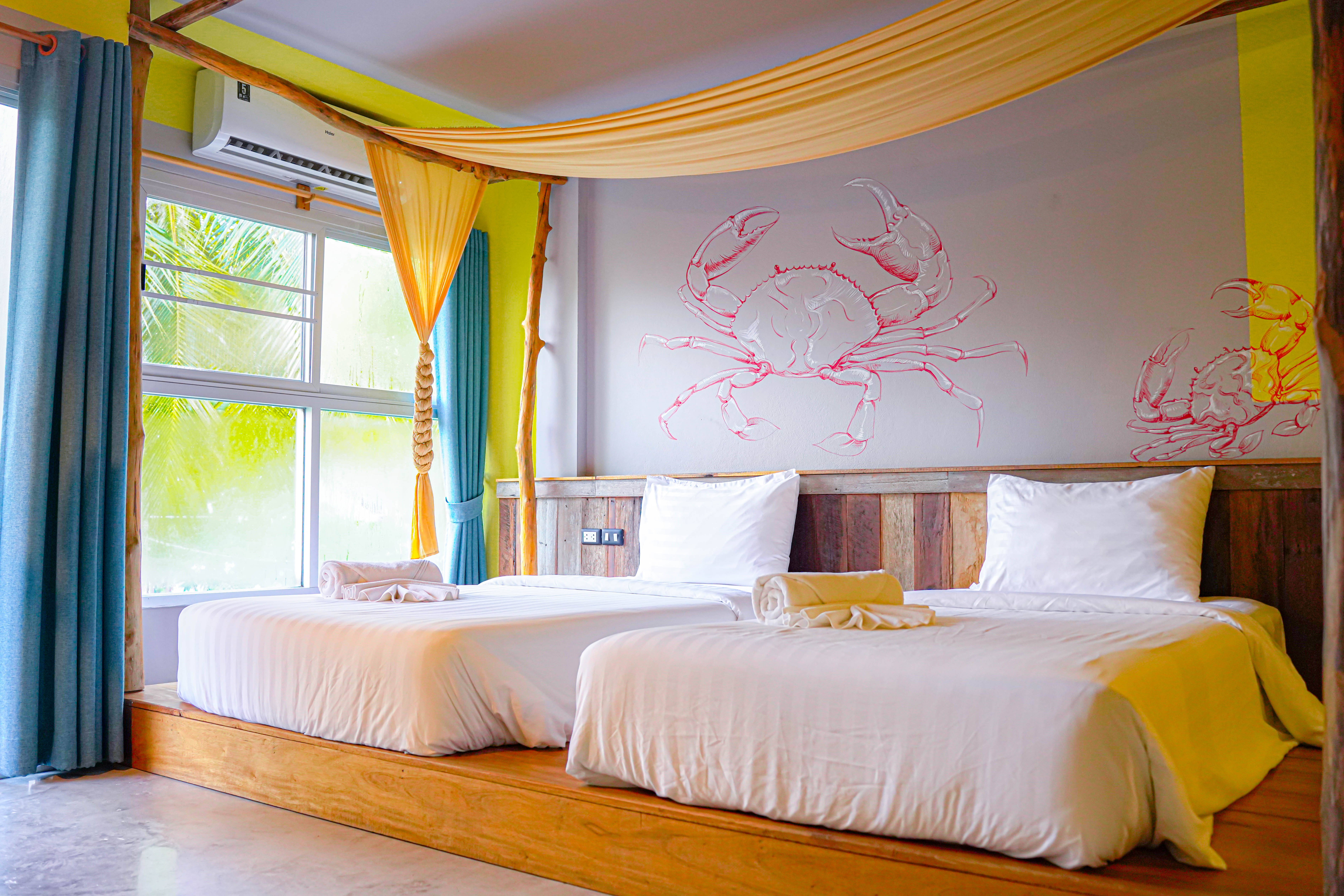 Double King Size Bed