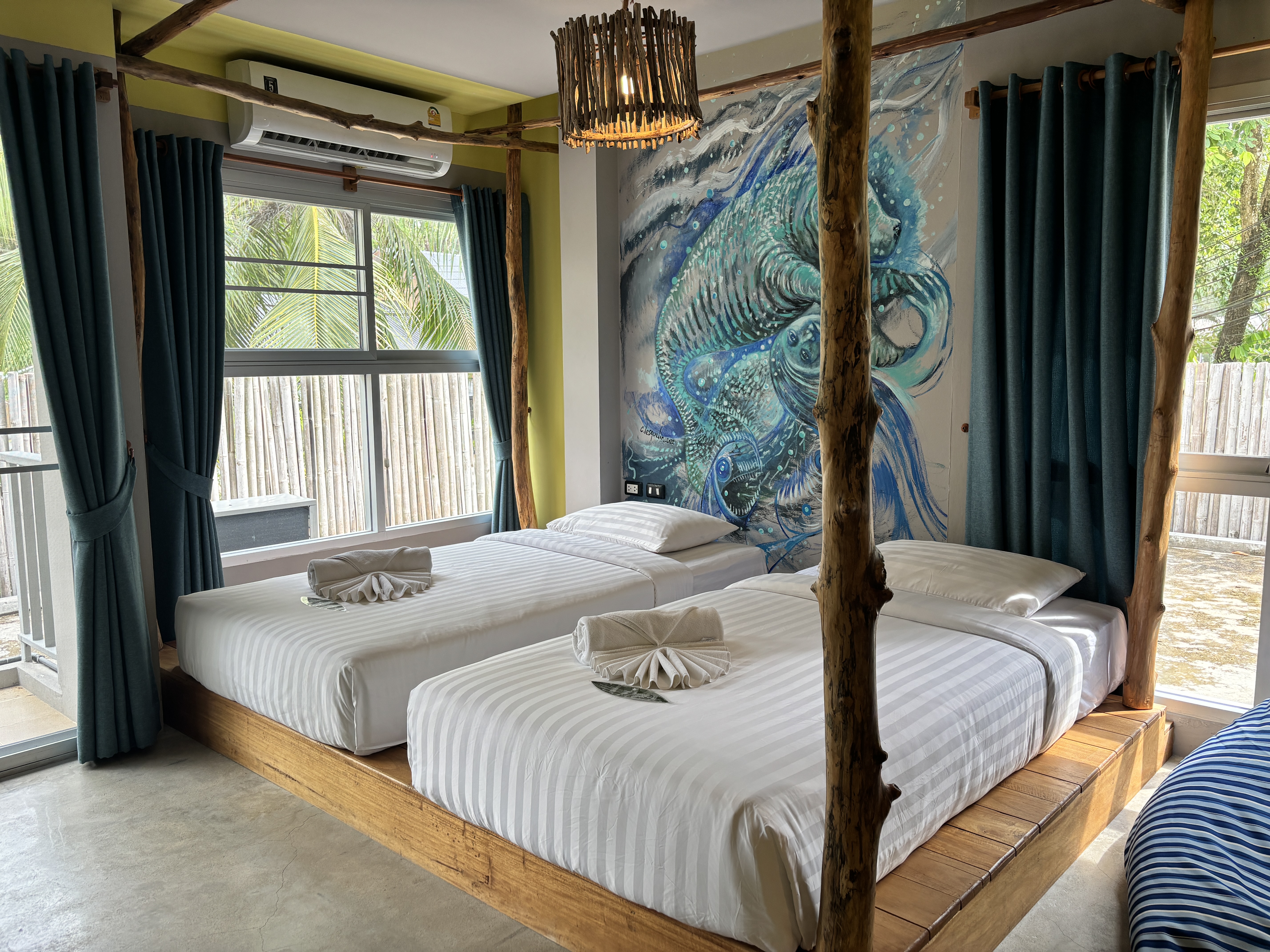 Double King Size Bed