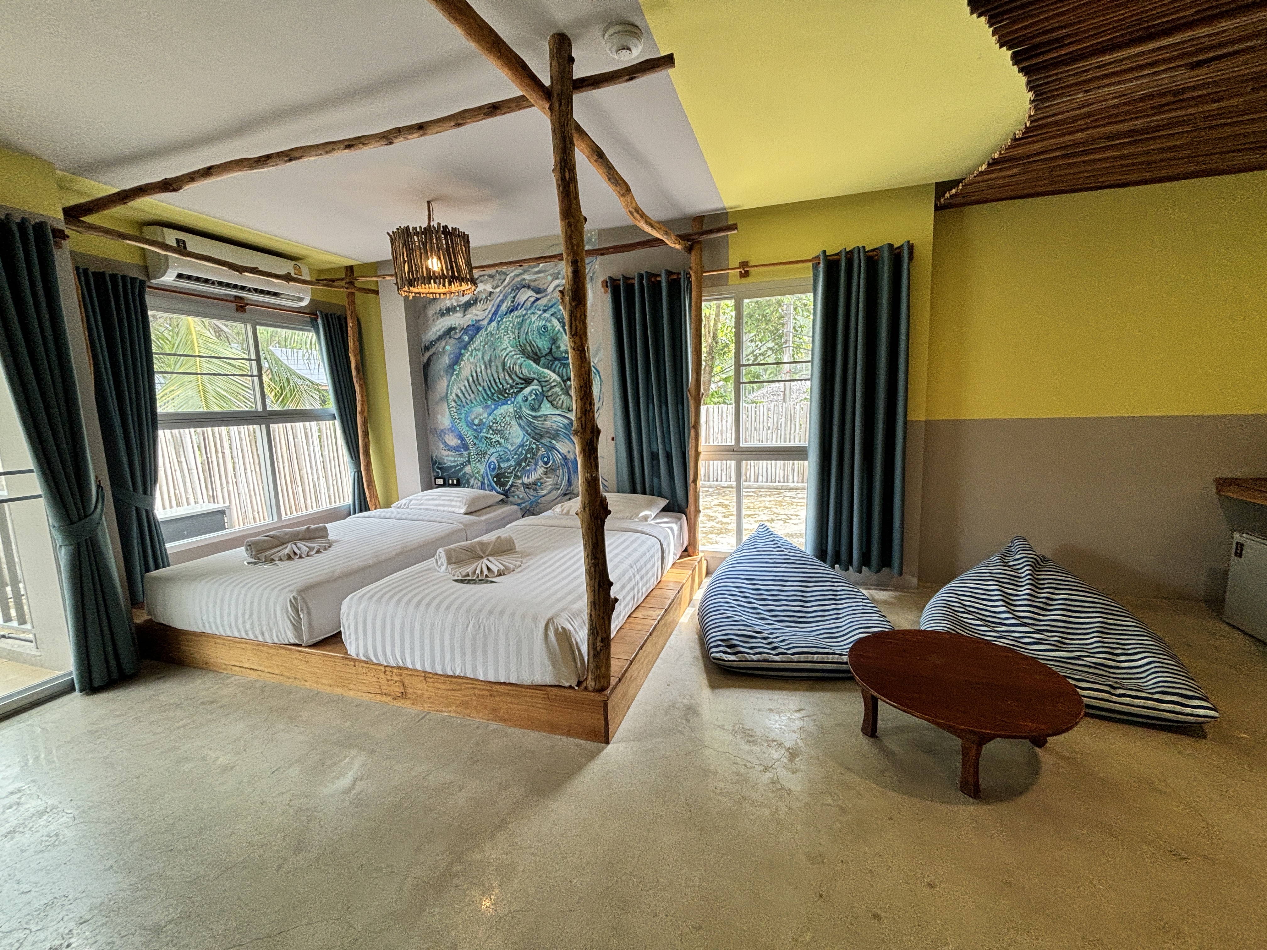 Double King Size Bed