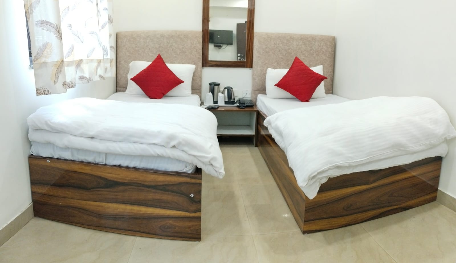 Double or Twin Two Bedrooms One Bathroom