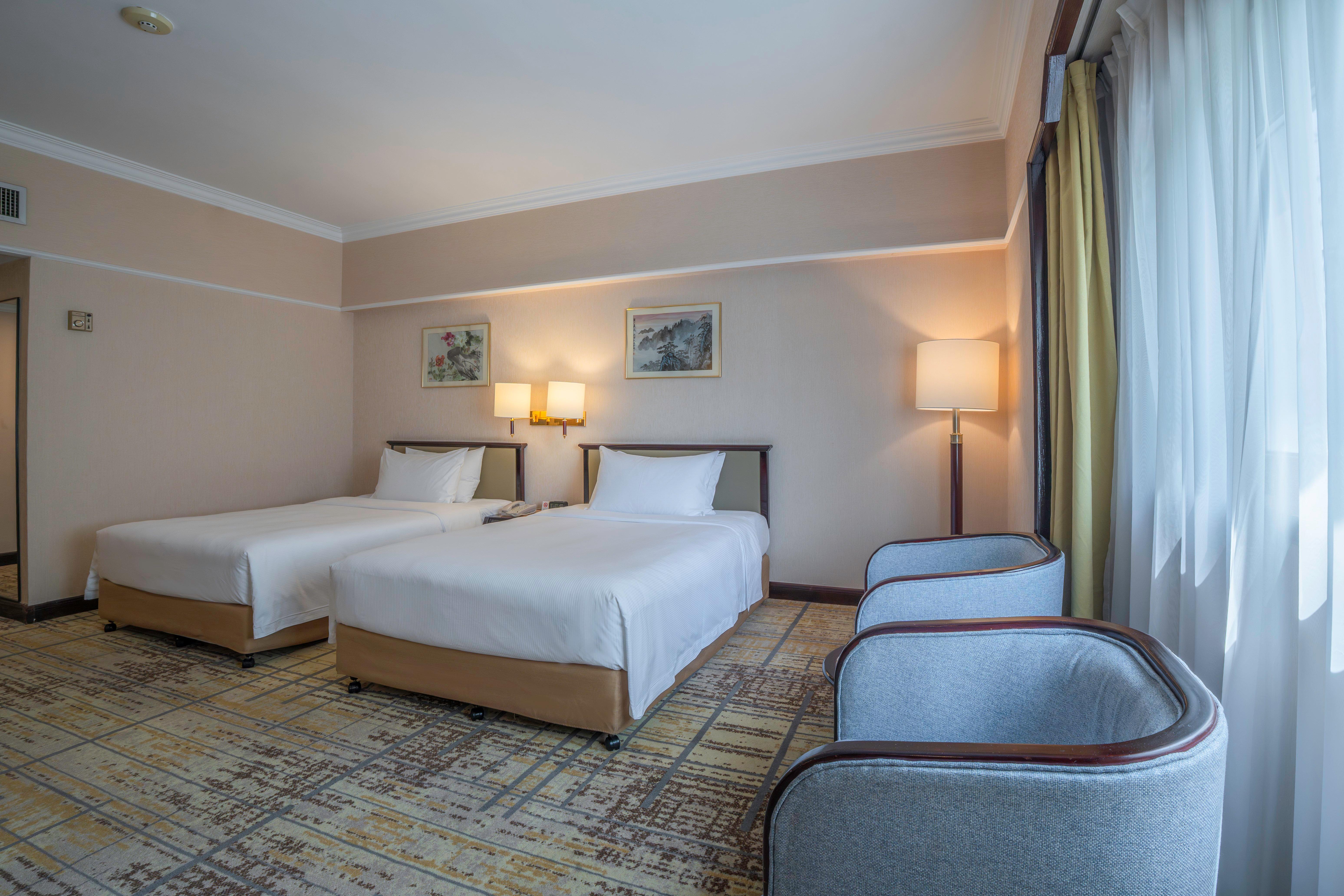 Twin Two Double Beds