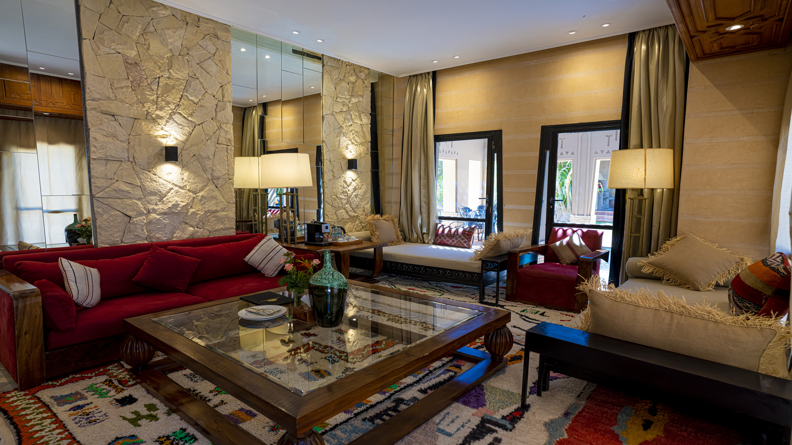 Suite Two Double Beds One Bedroom 