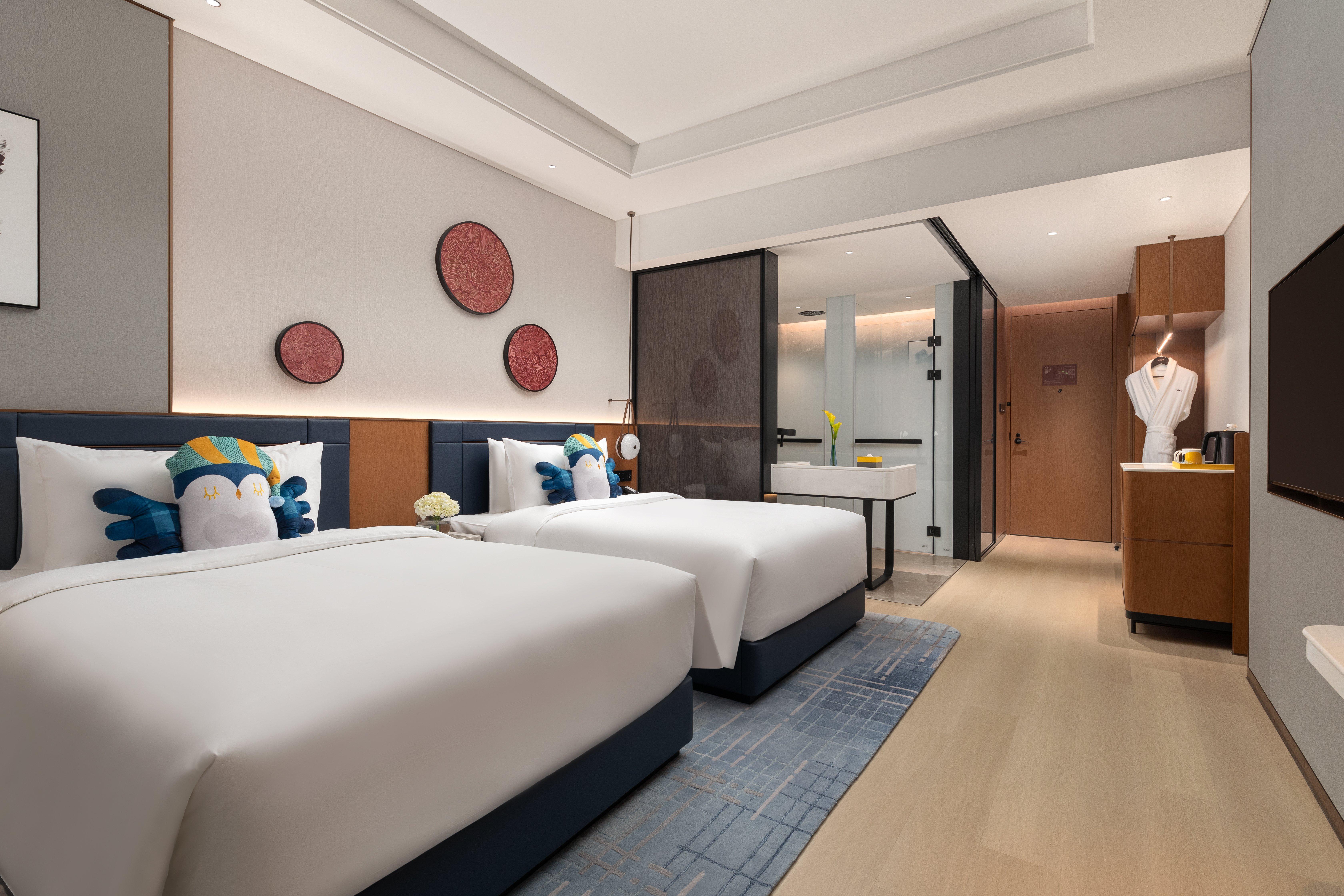 Quadruple City View Two Double Beds