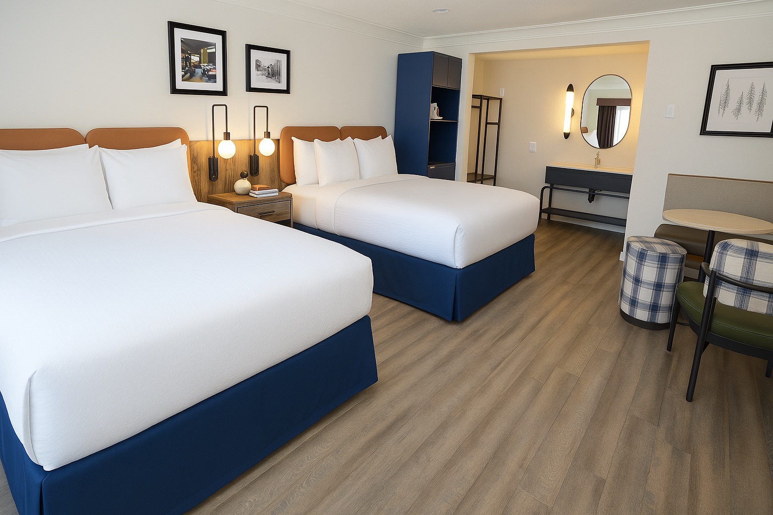 Family Room Queen Size Bed