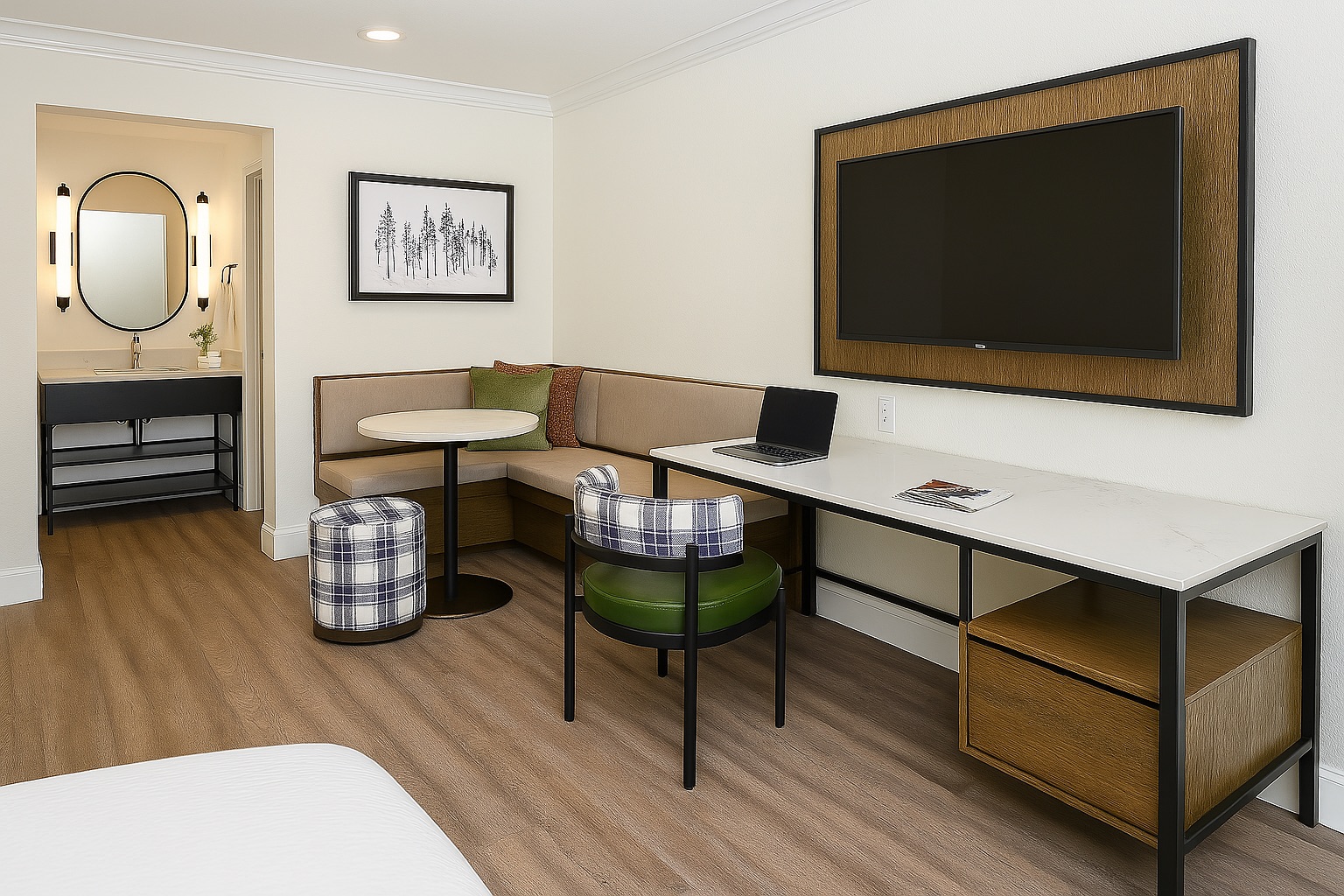 Family Room Queen Size Bed