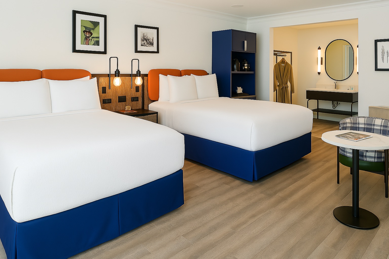 Family Room Queen Size Bed