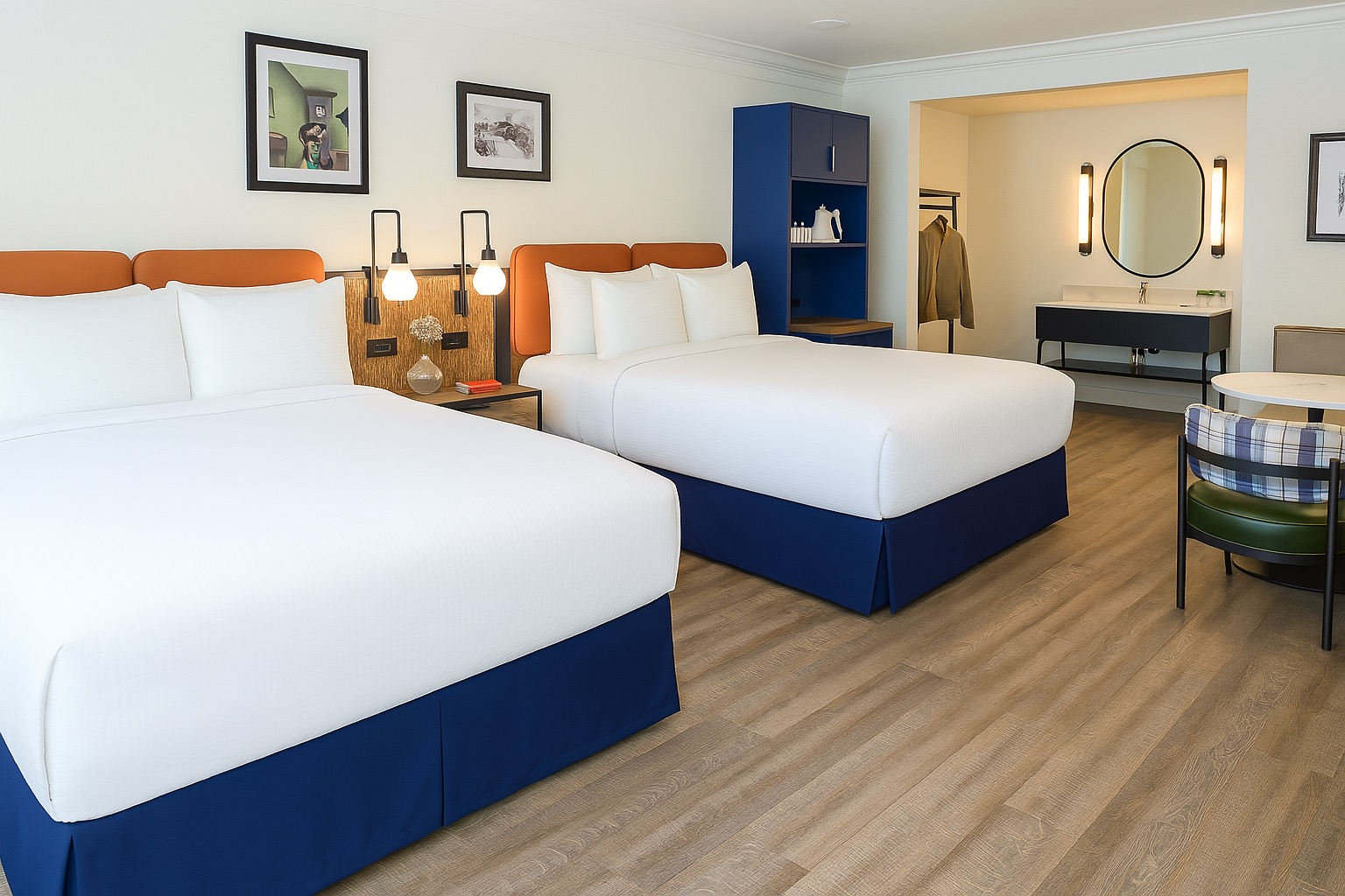 Family Room Queen Size Bed