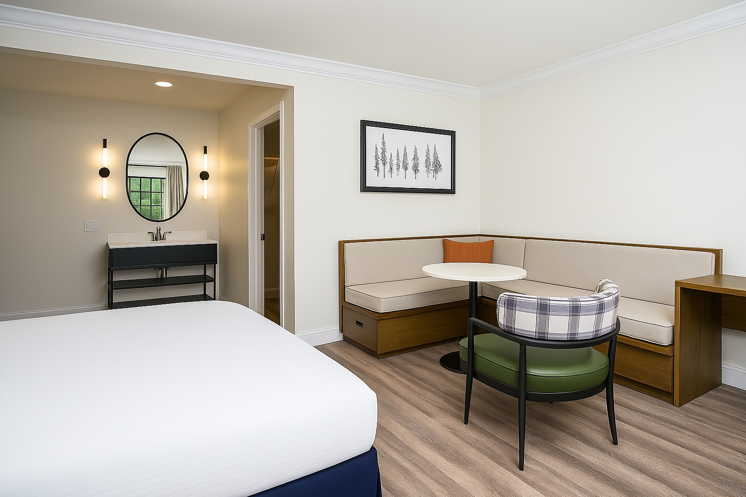 Family Room Queen Size Bed