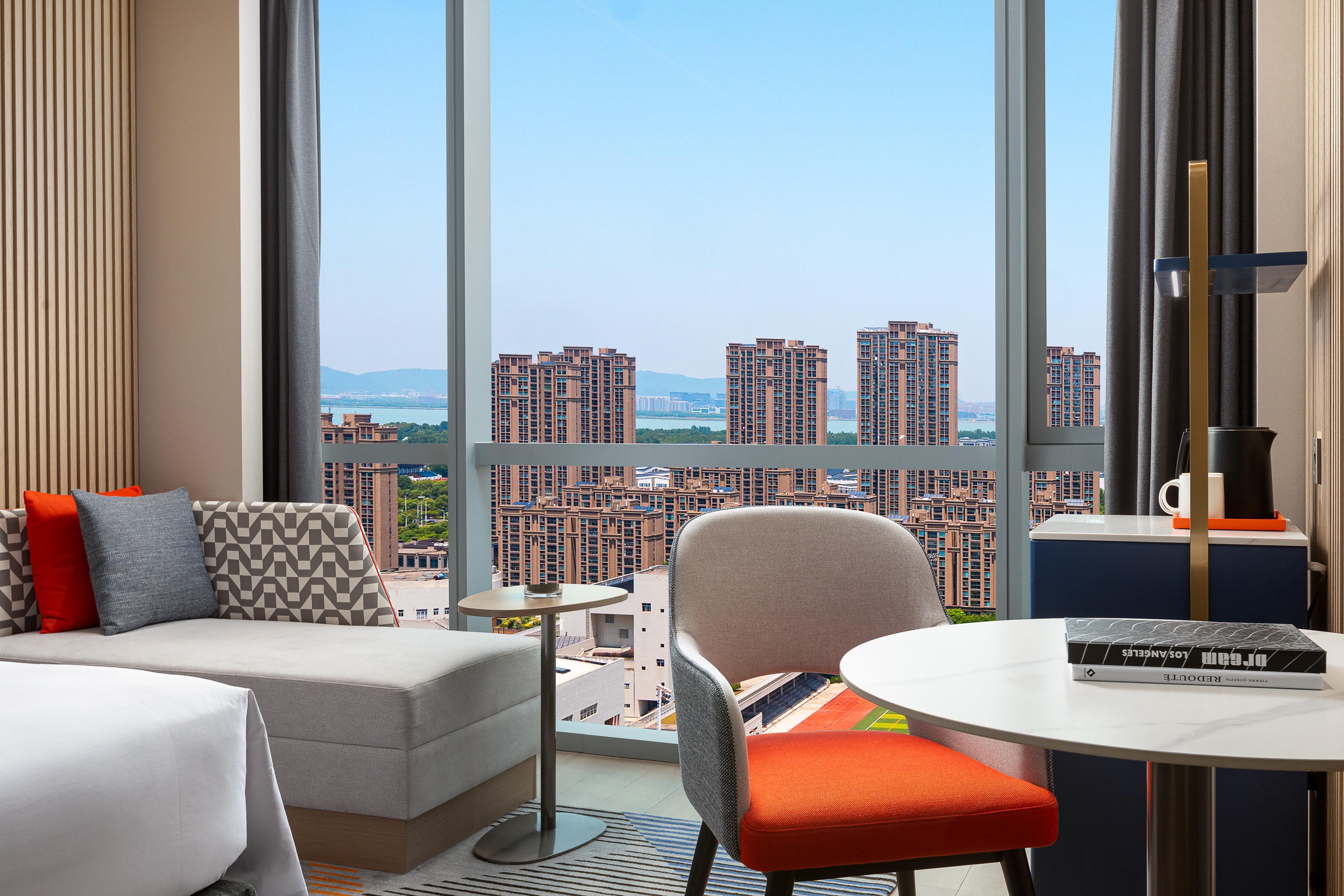 Quadruple City View Two Double Beds