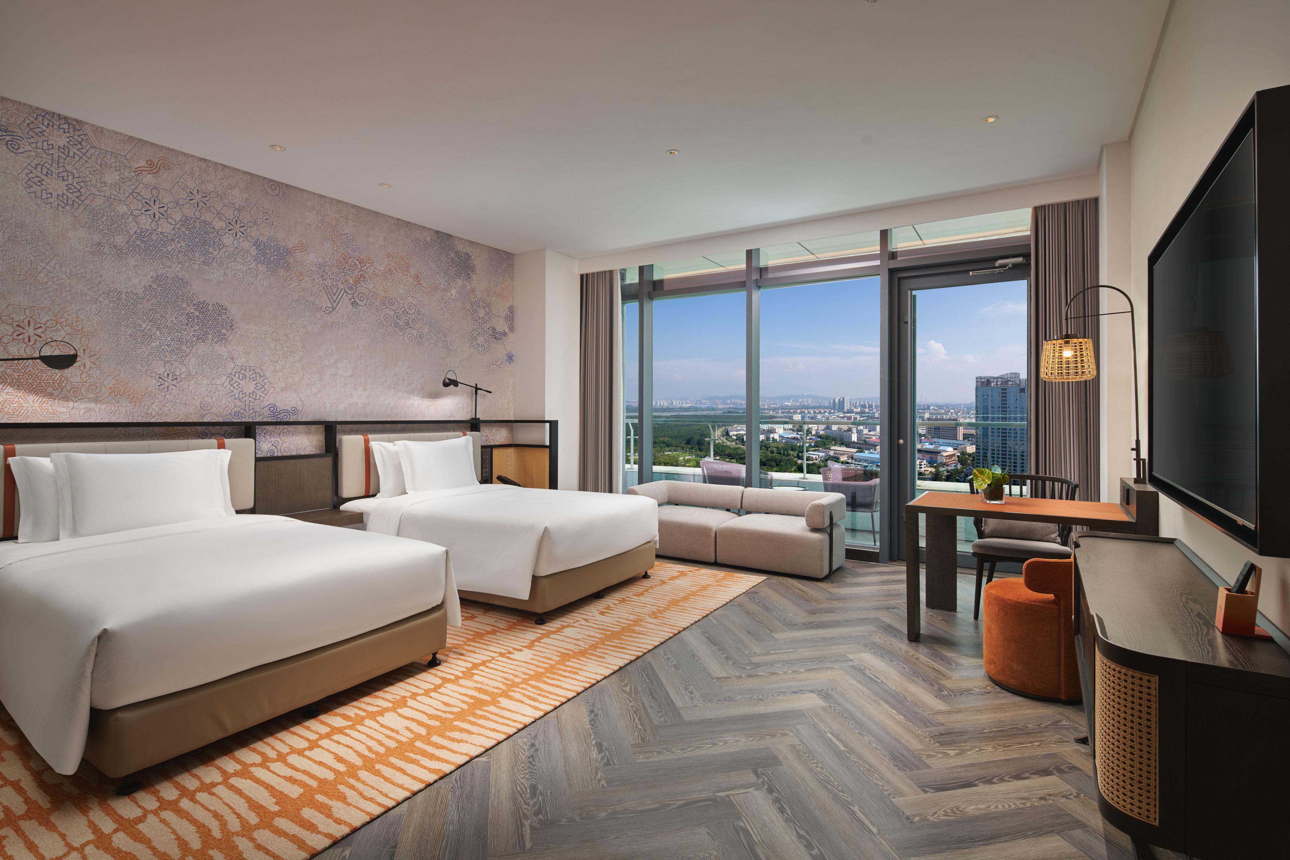 Room Two Double Beds Premium