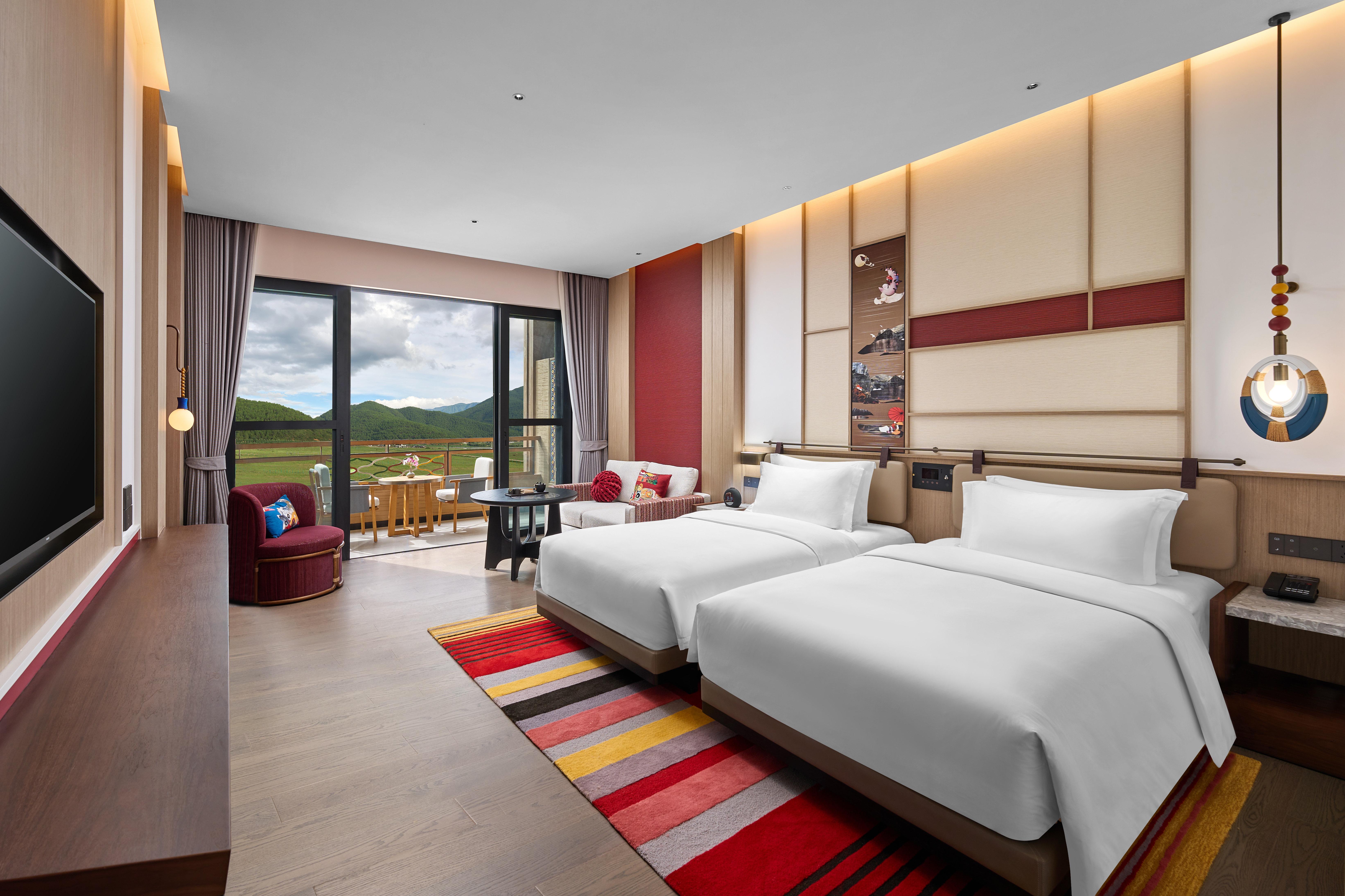 Room Two Double Beds Premium