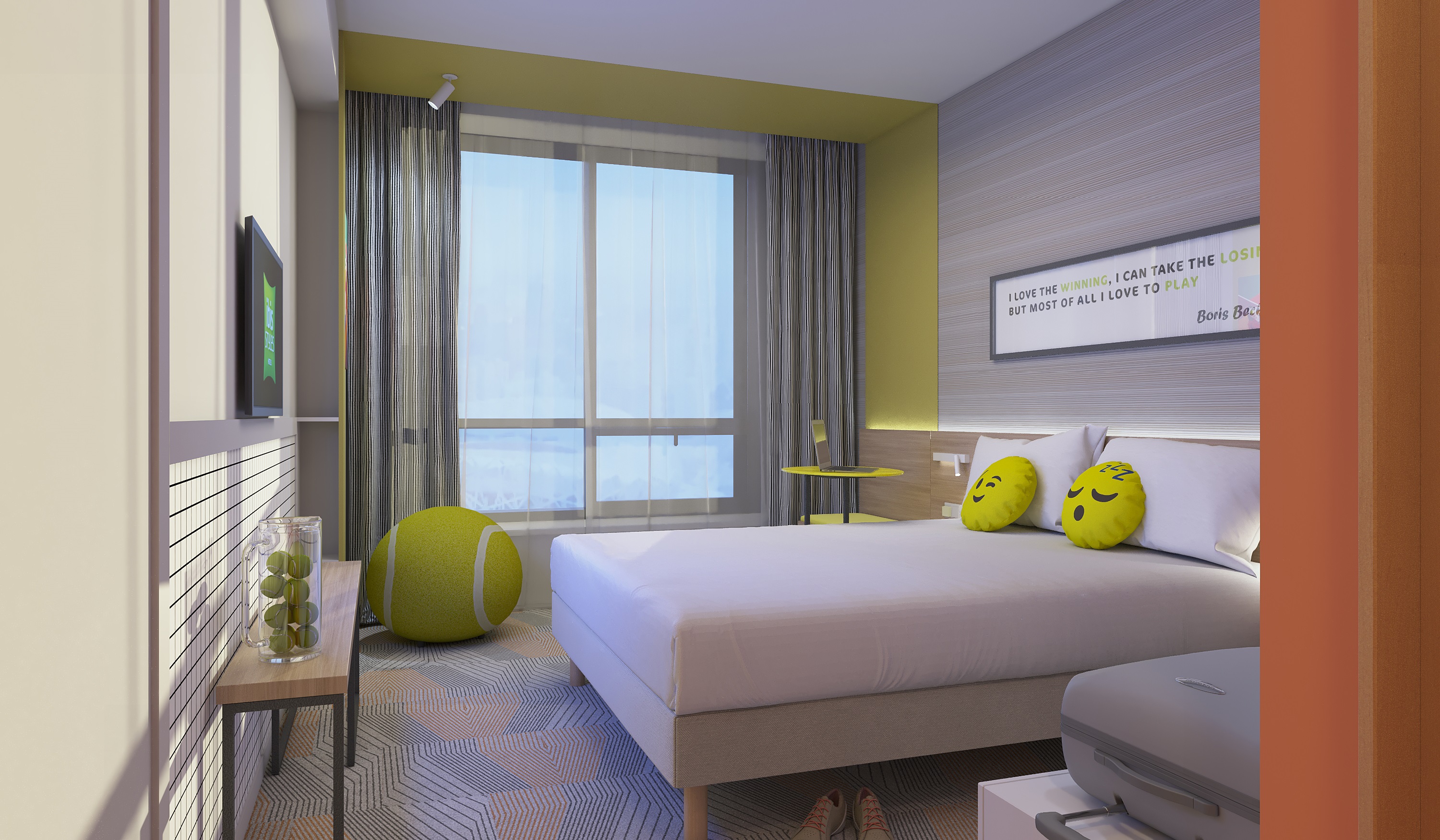 Double Queen Size Bed