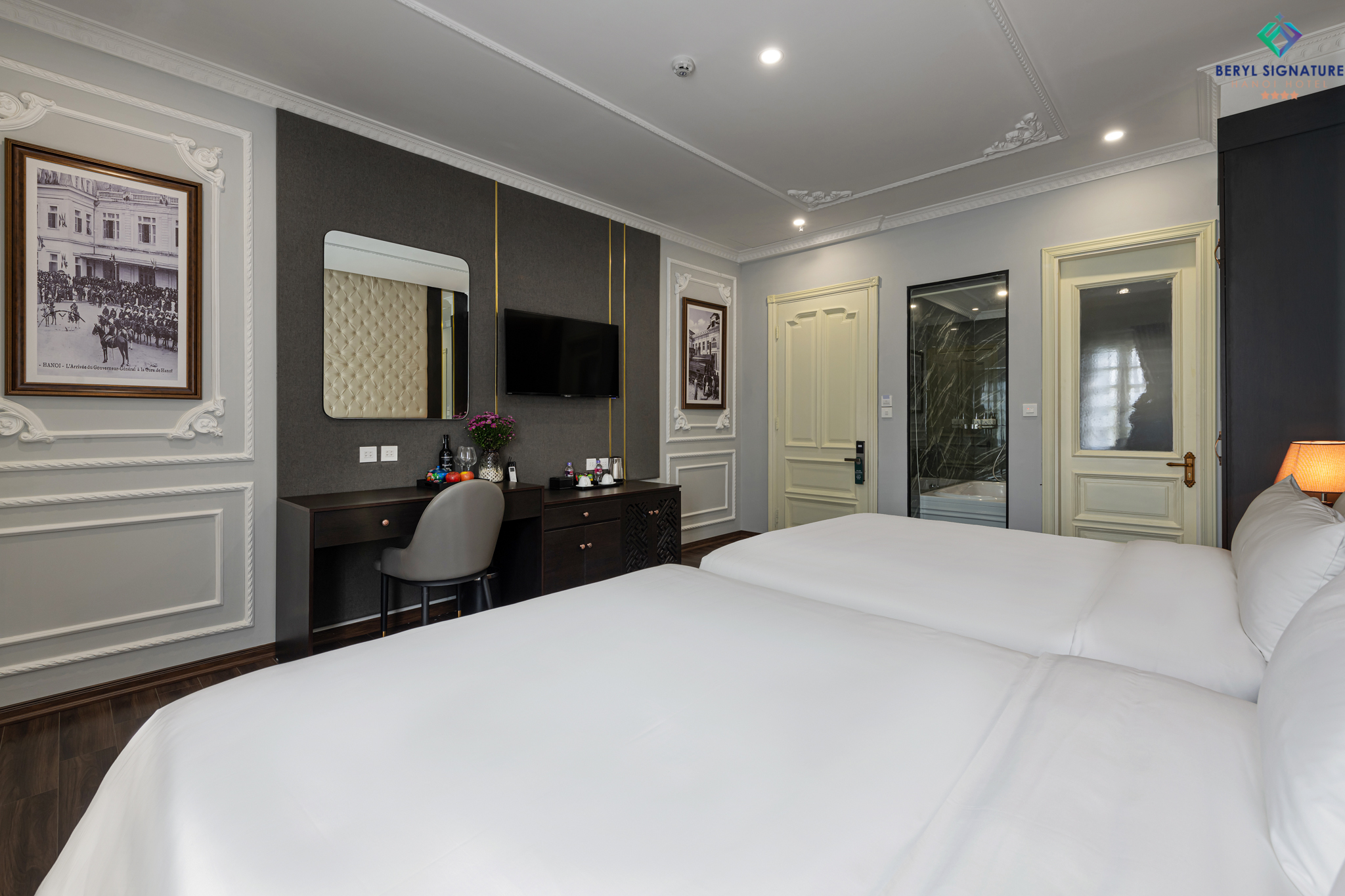 Quadruple with Balcony