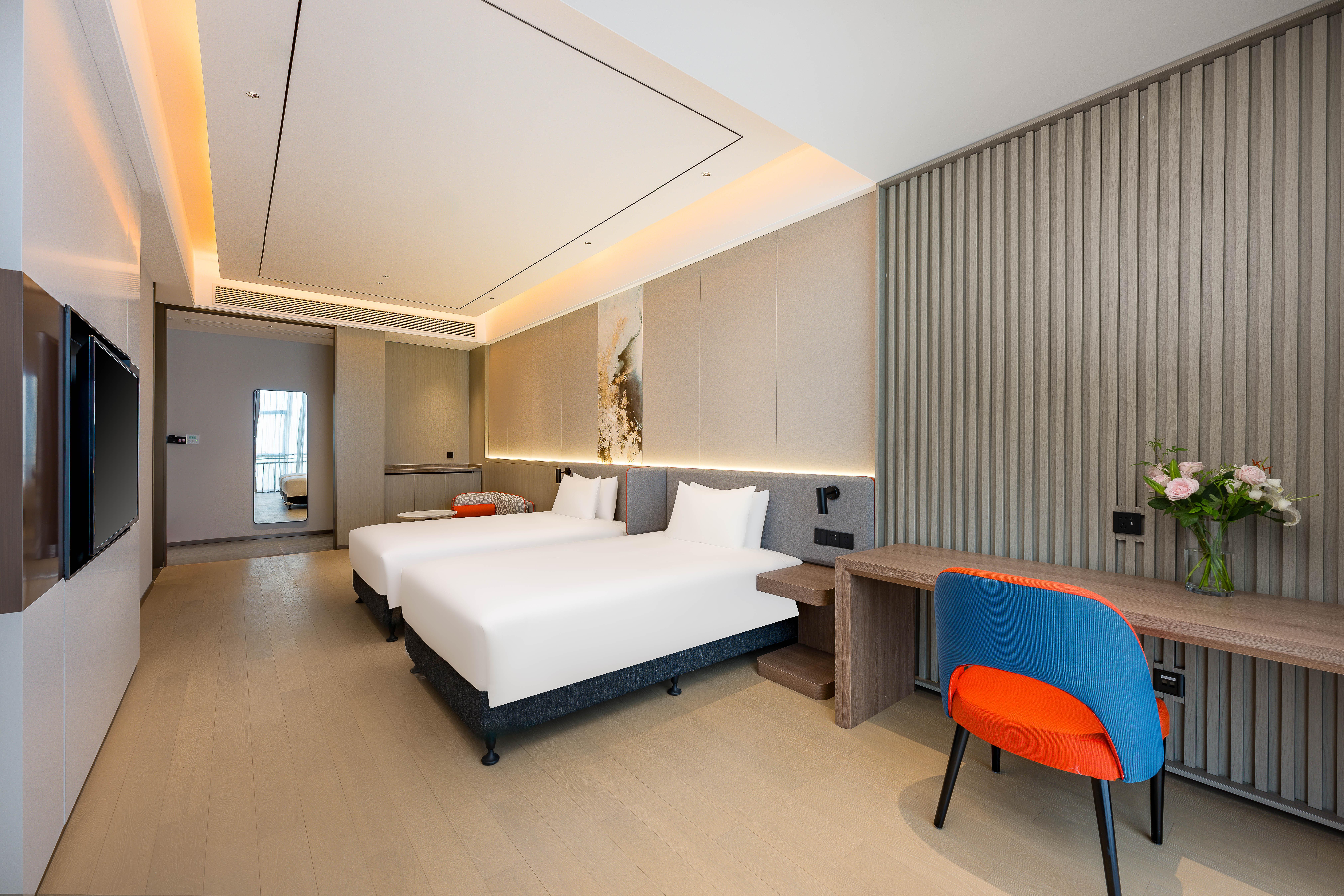 Double Two Double Beds