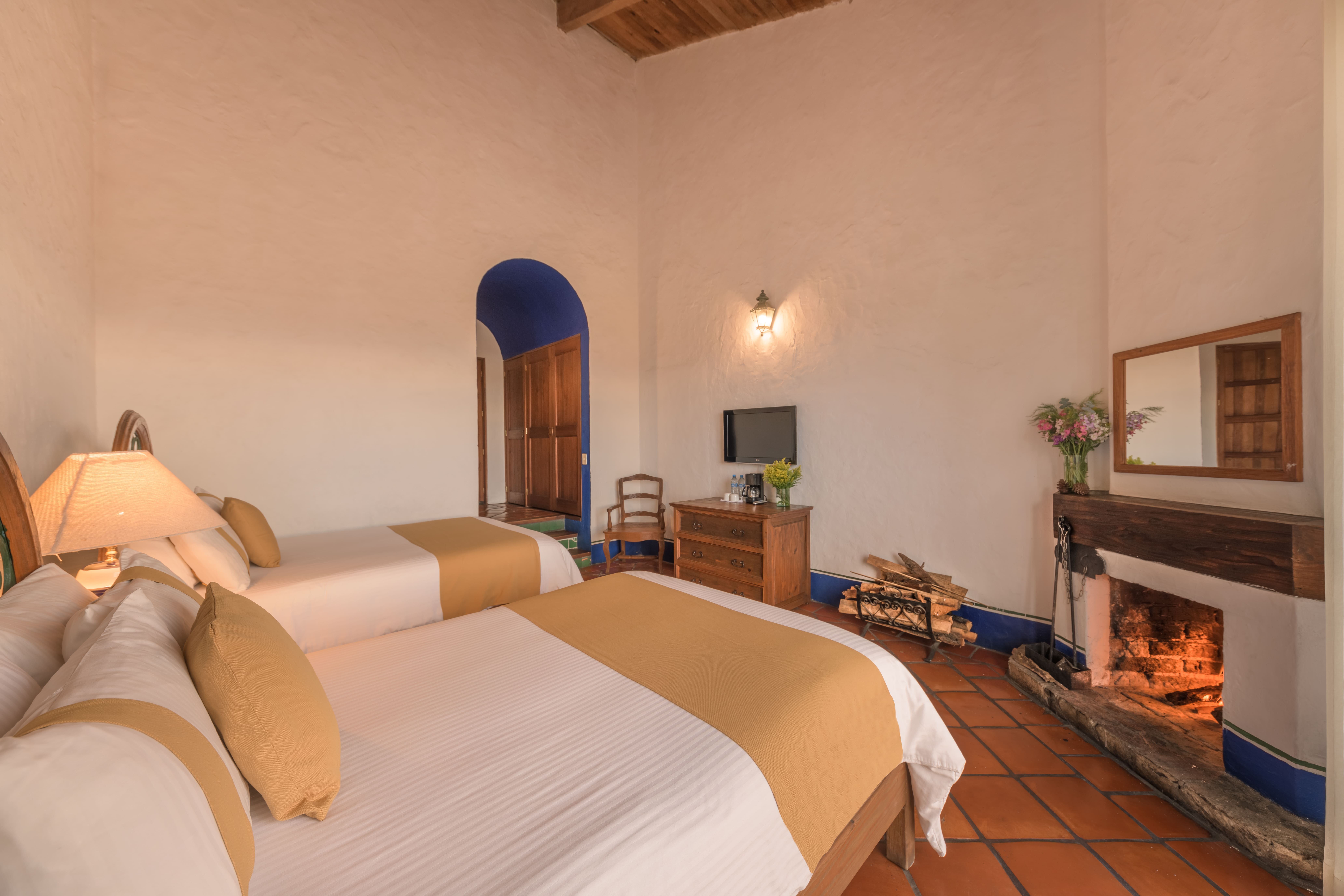 Double Two Double Beds