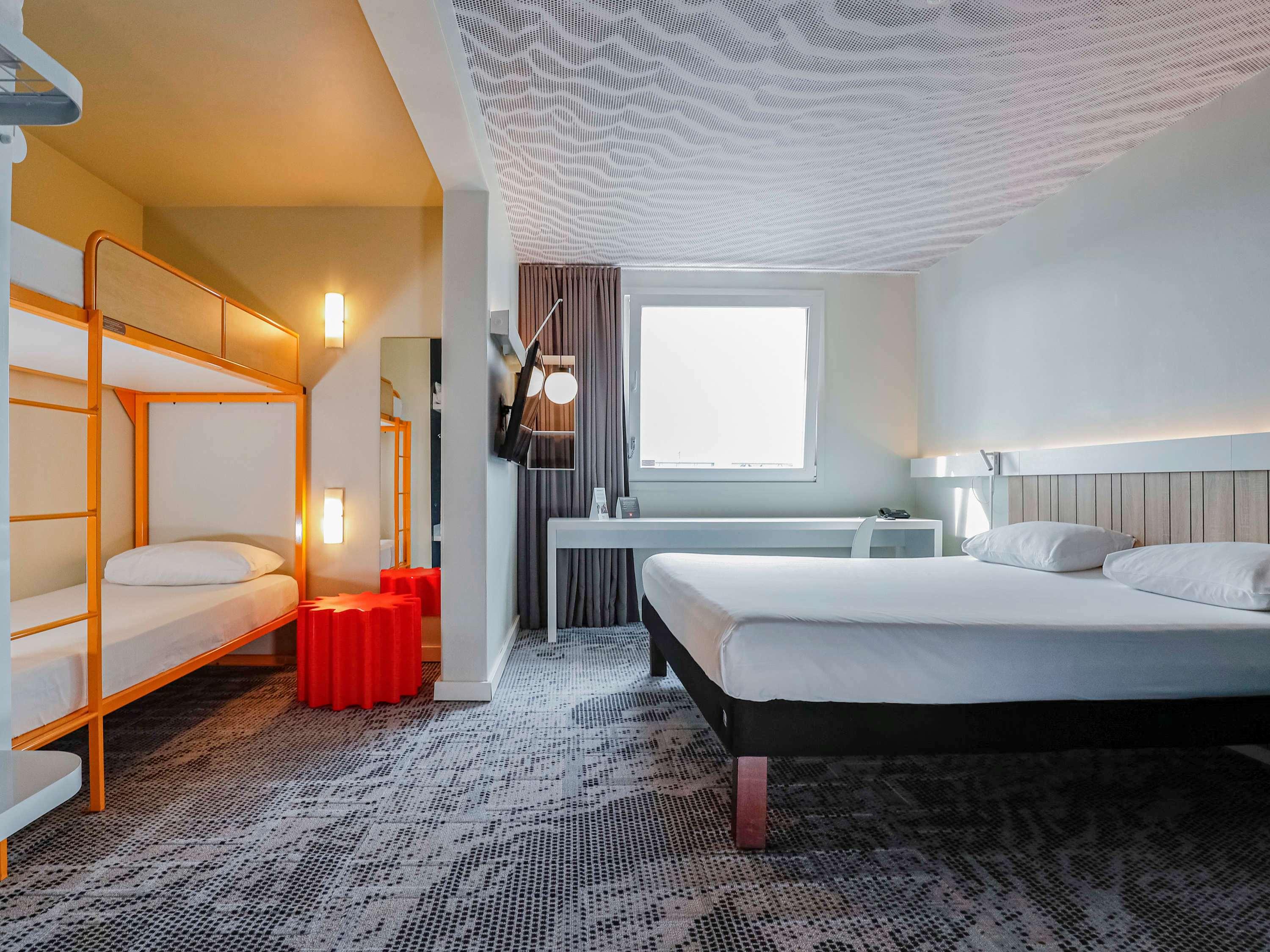 Quadruple with Double Bed