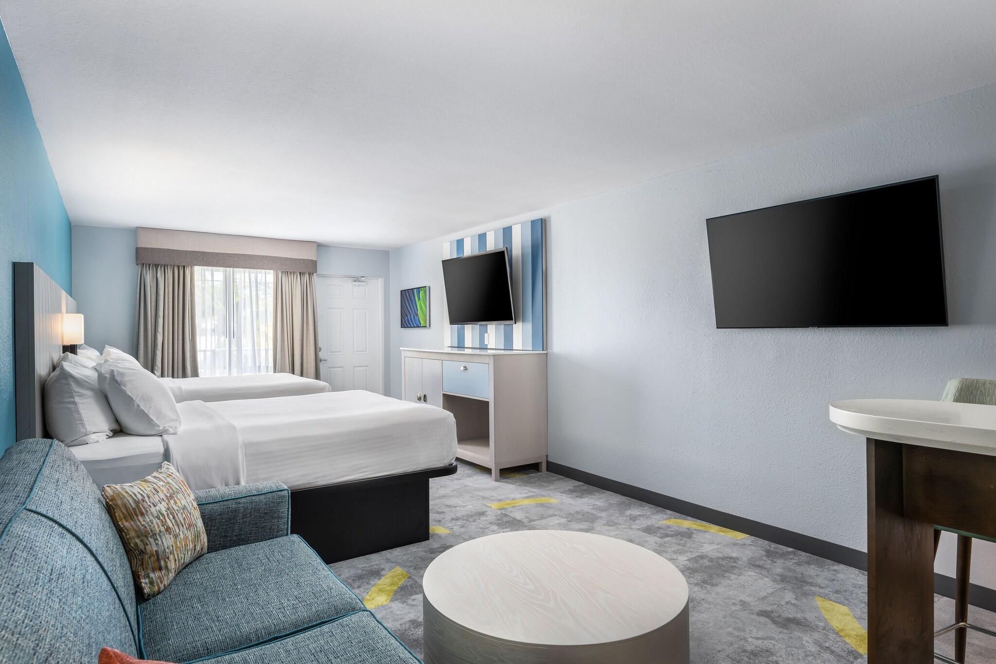 Double Two Queen Beds