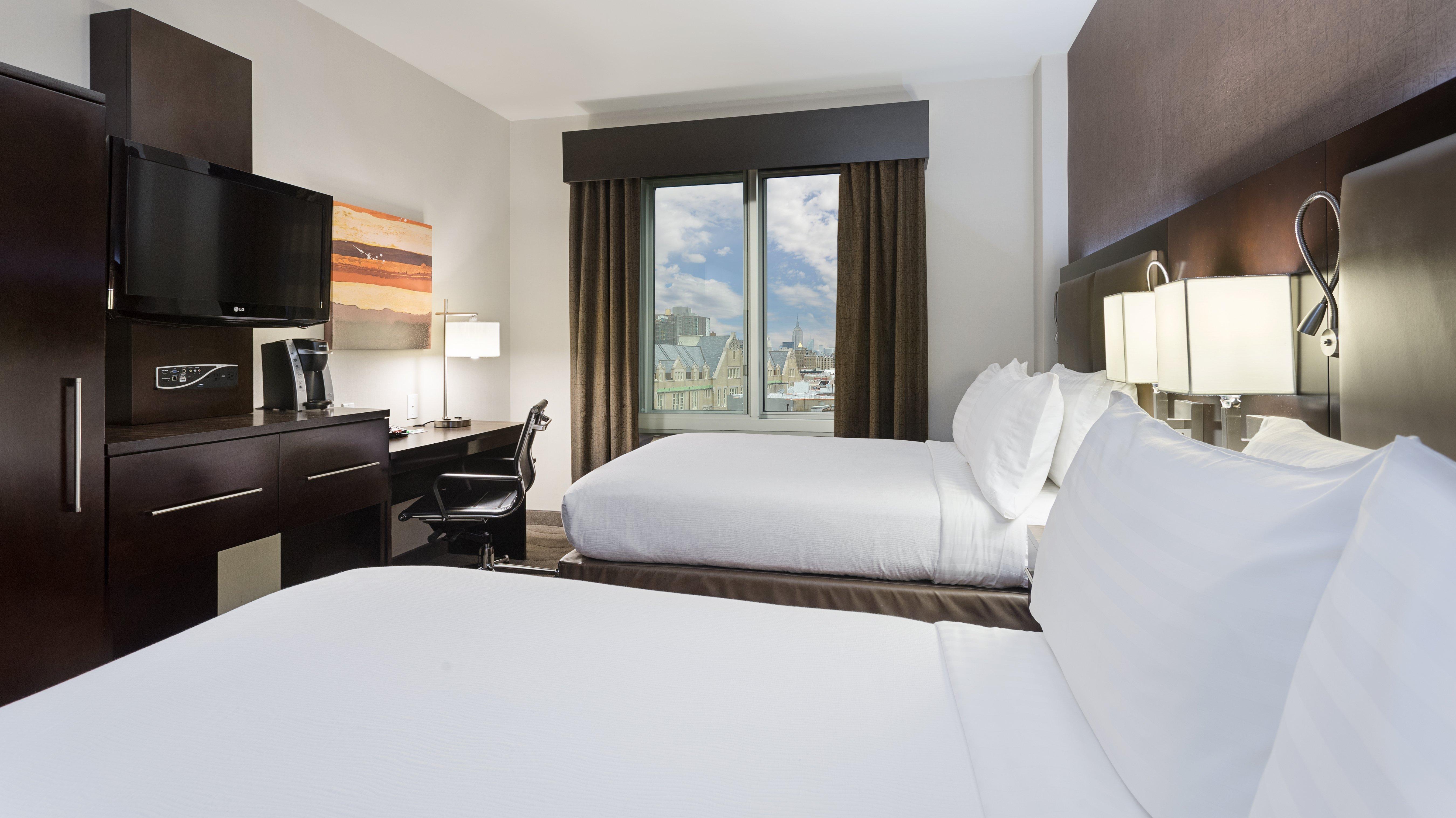 Double City View Two Double Beds