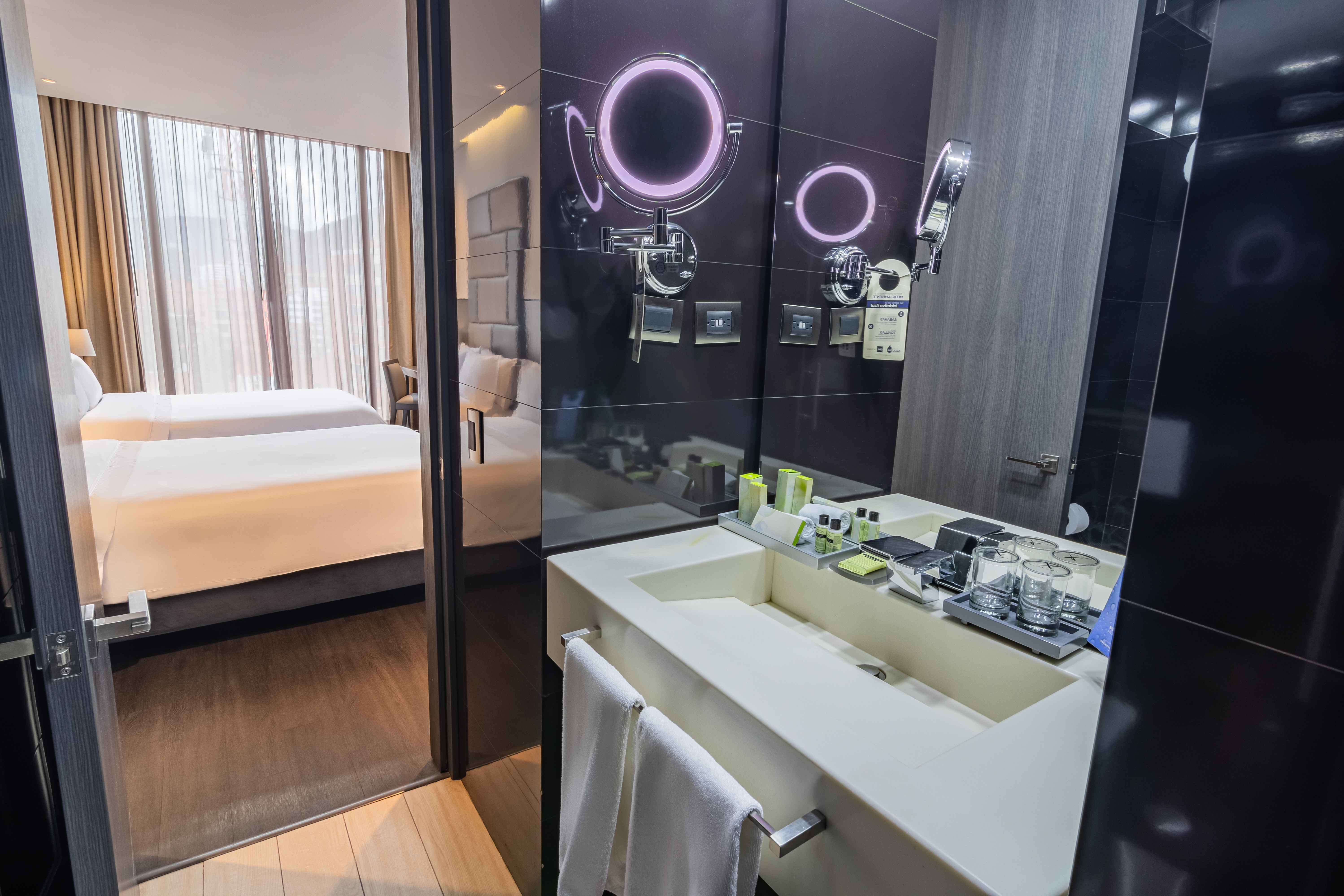 Twin Two Double Beds