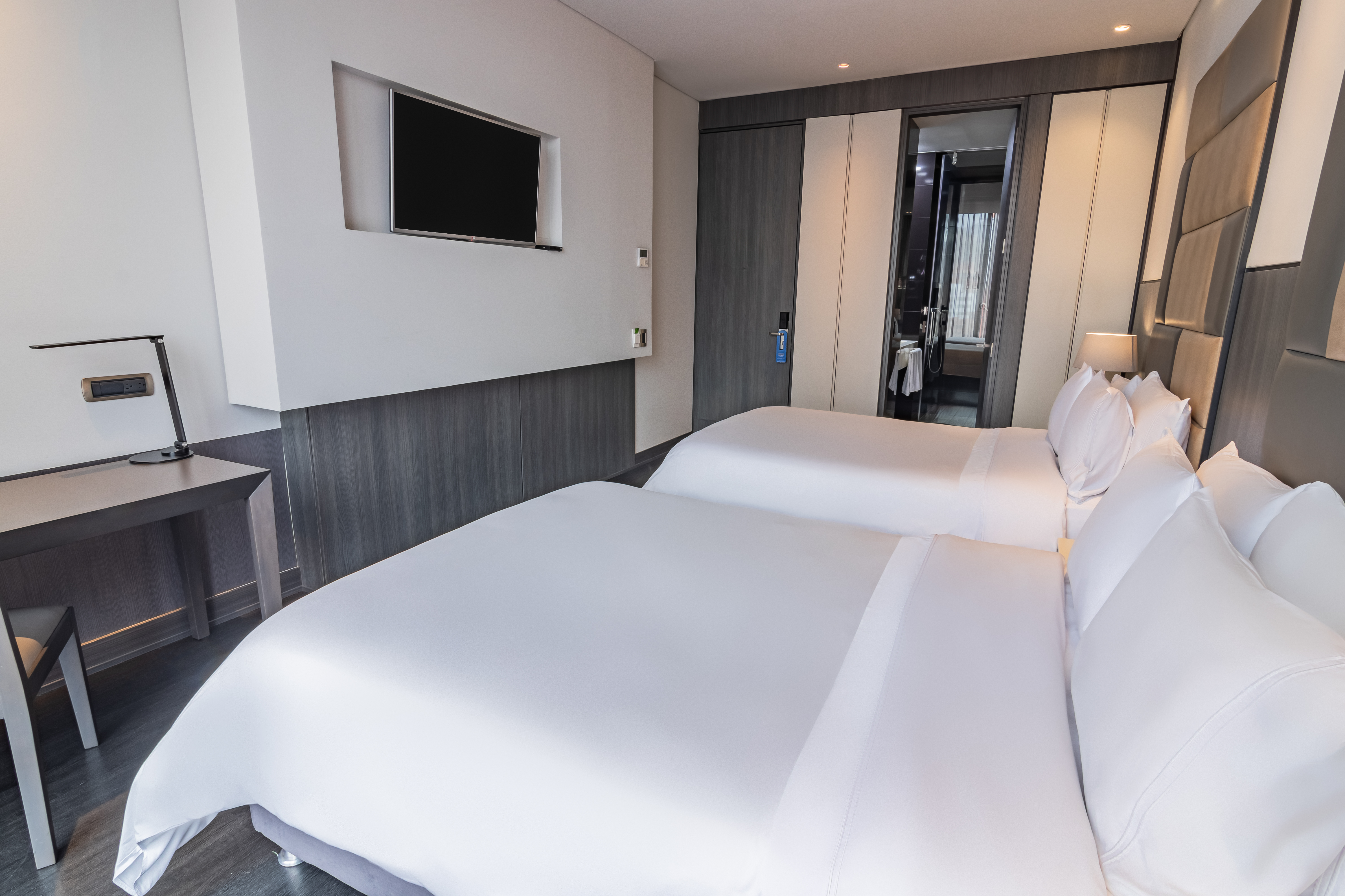 Twin Two Double Beds