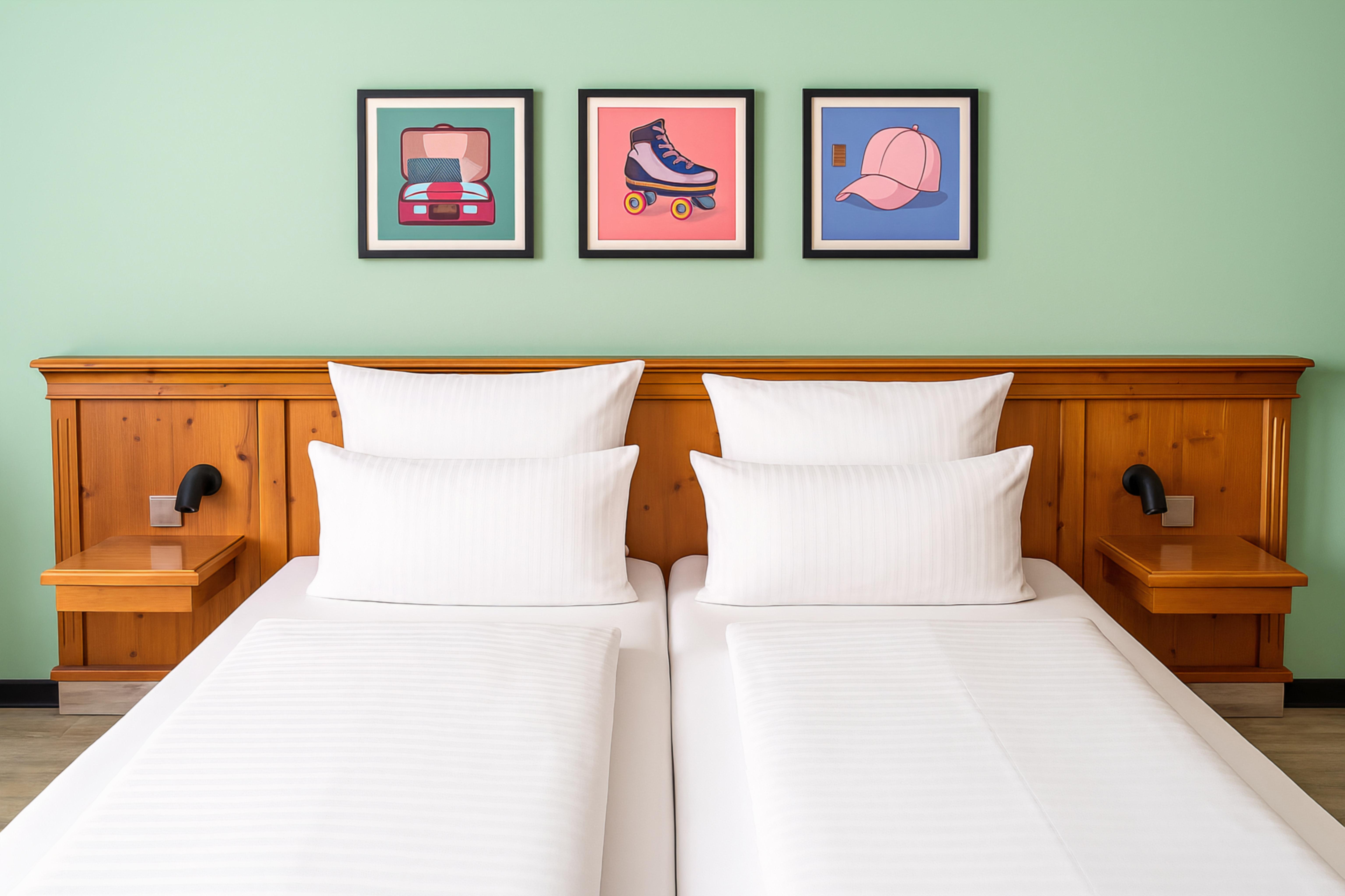 Double Queen Size Bed