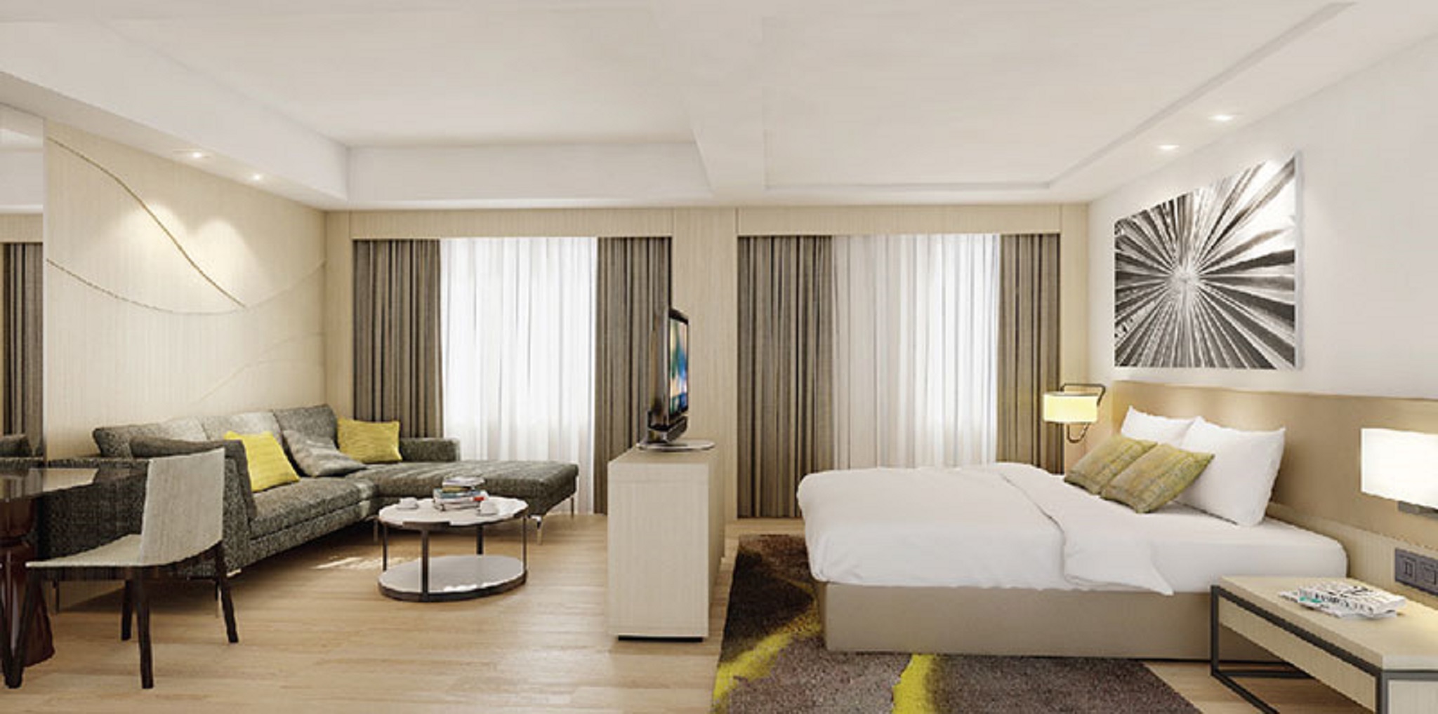 Studio King Size Bed