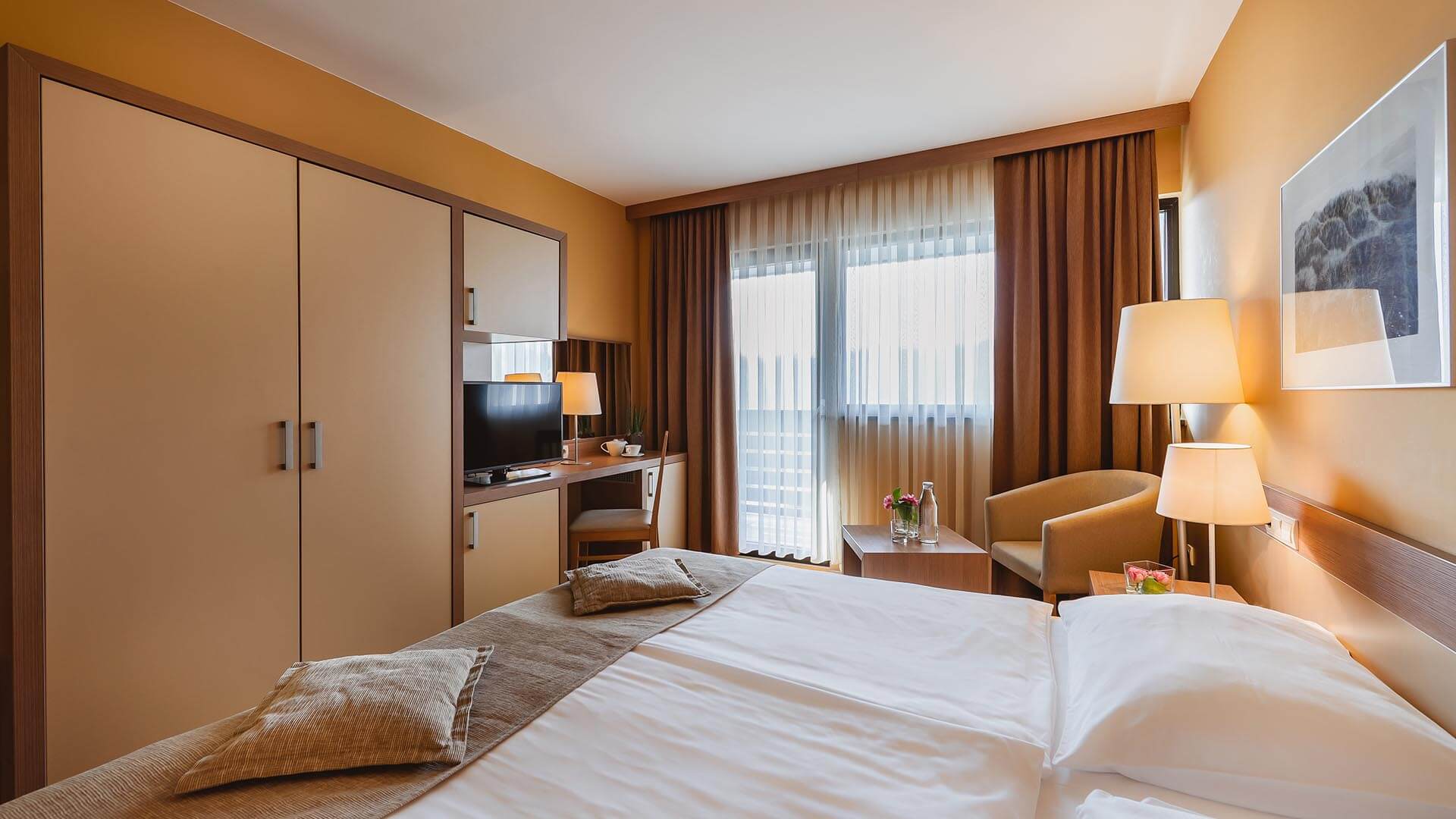 Double Garden View with Balcony