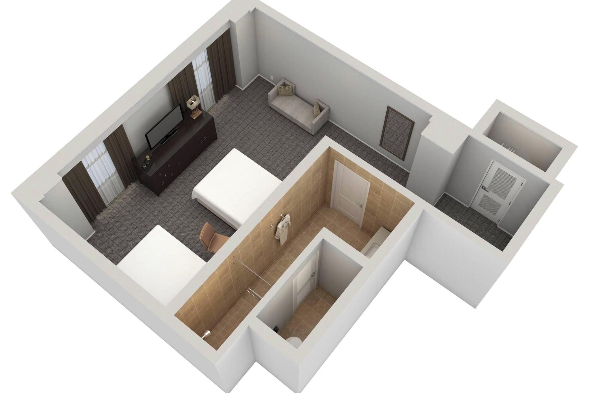 Quadruple Two Double Beds