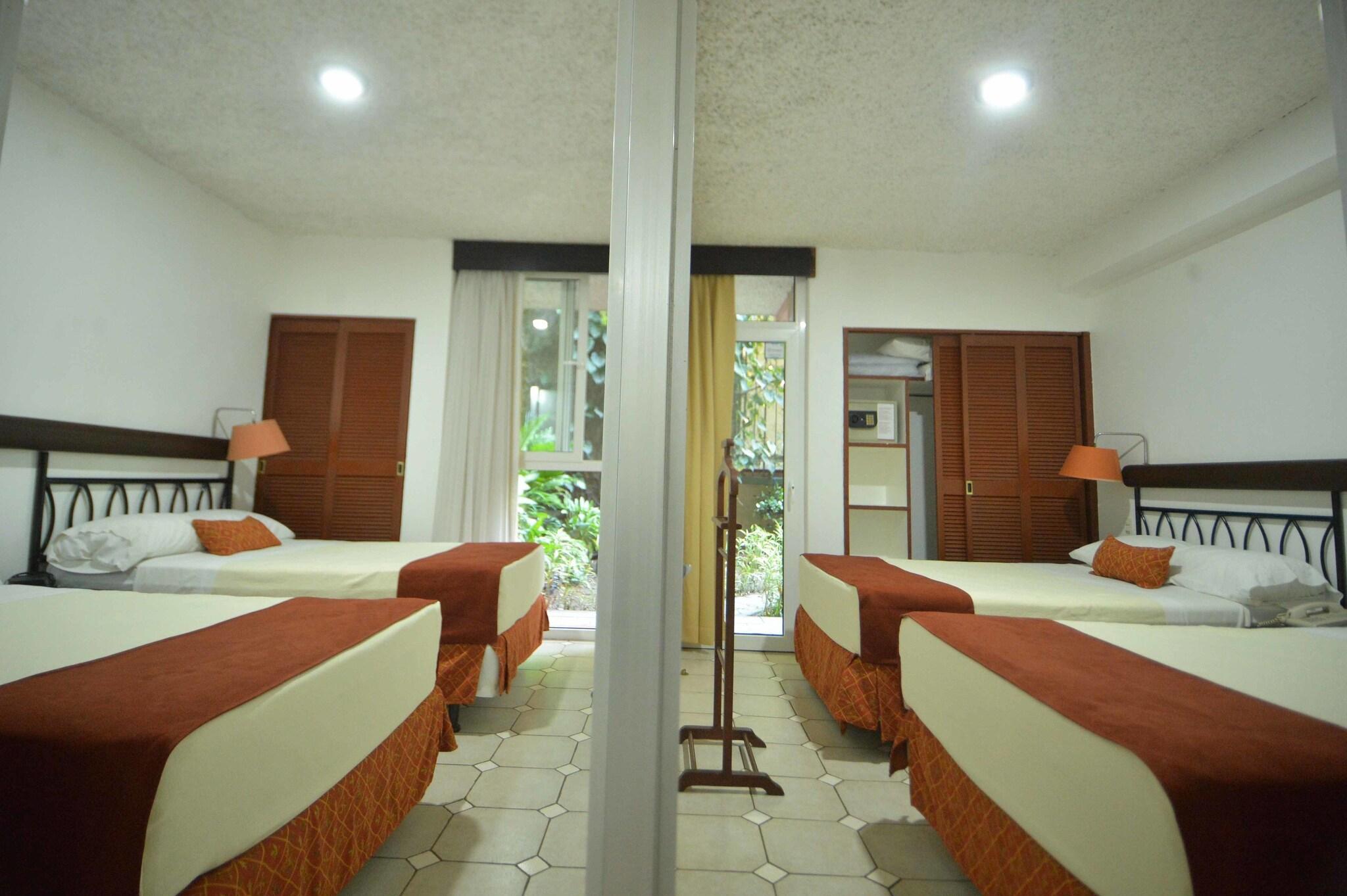 Twin Two Double Beds