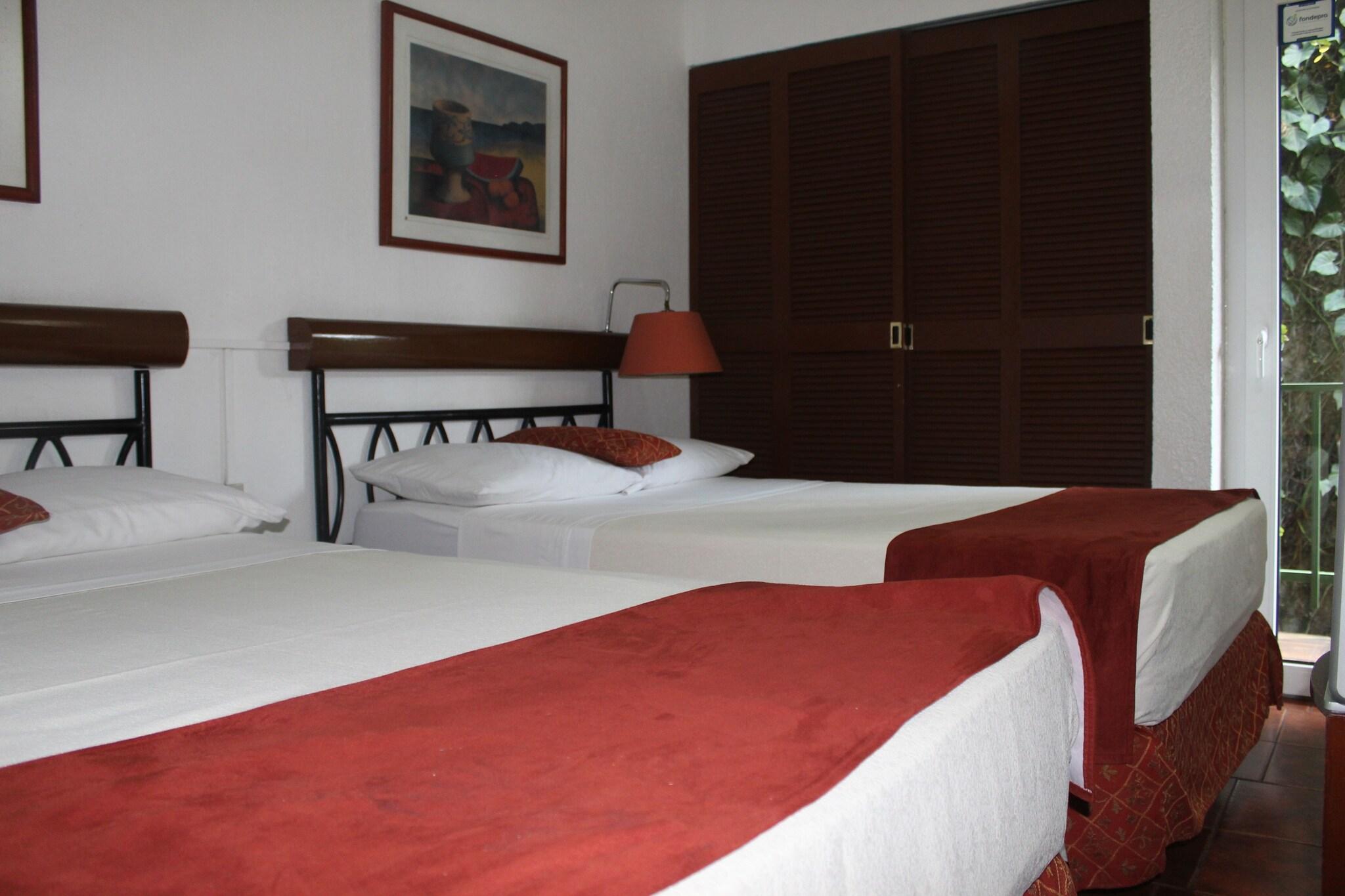 Twin Two Double Beds