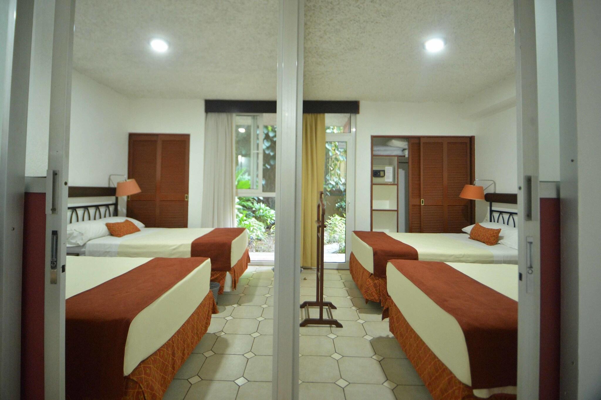 Twin Two Double Beds