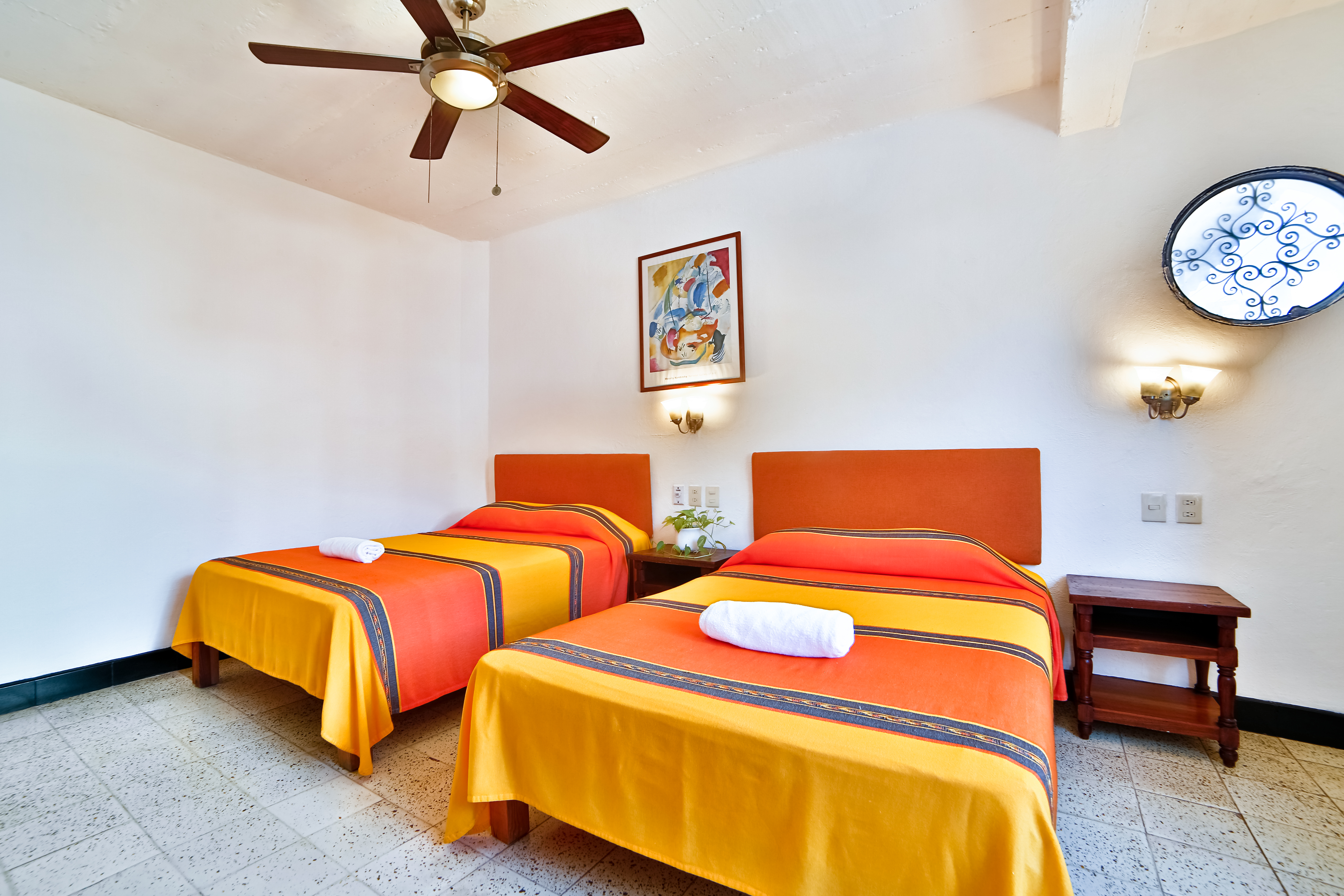 Double Two Double Beds