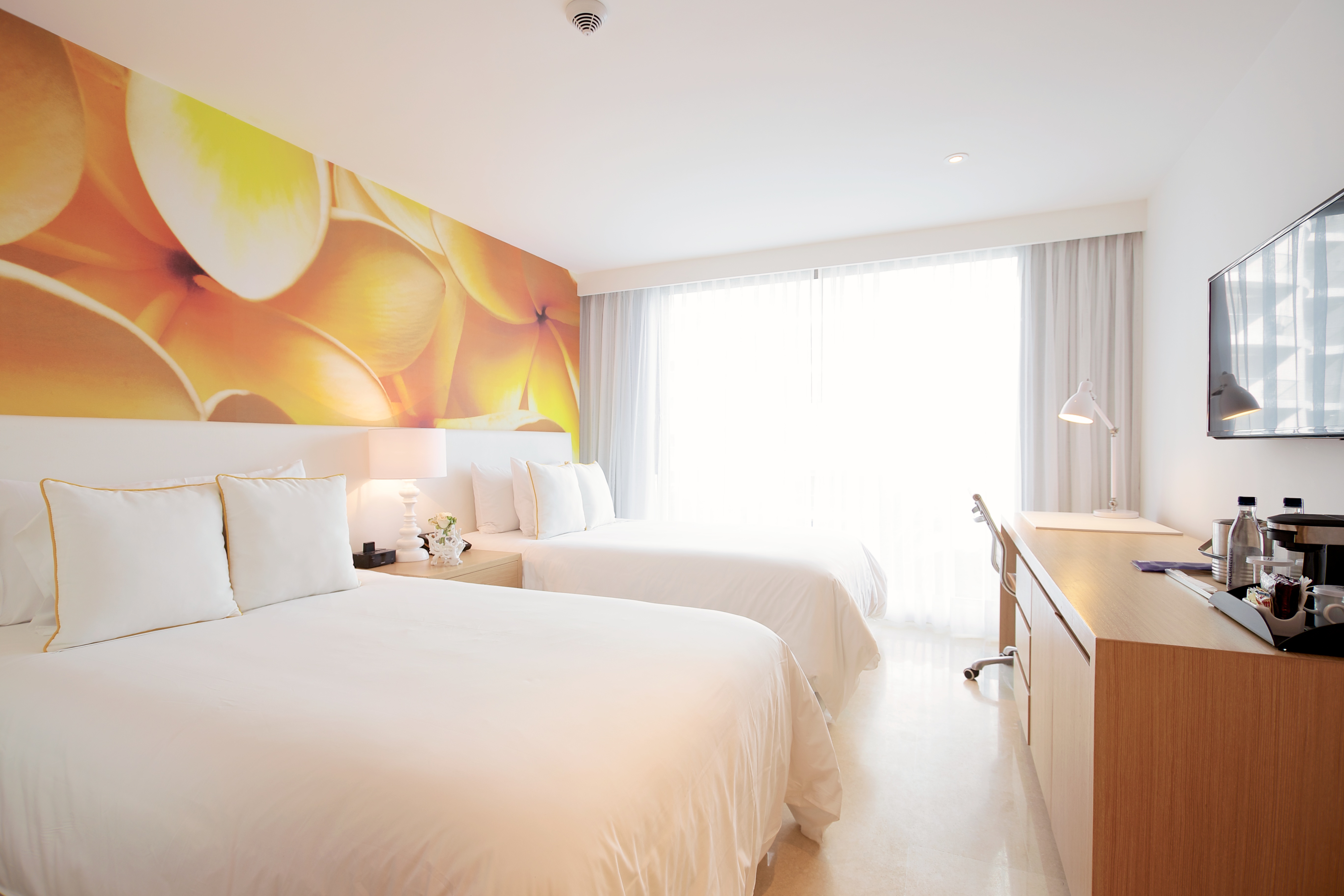 Double Two Double Beds