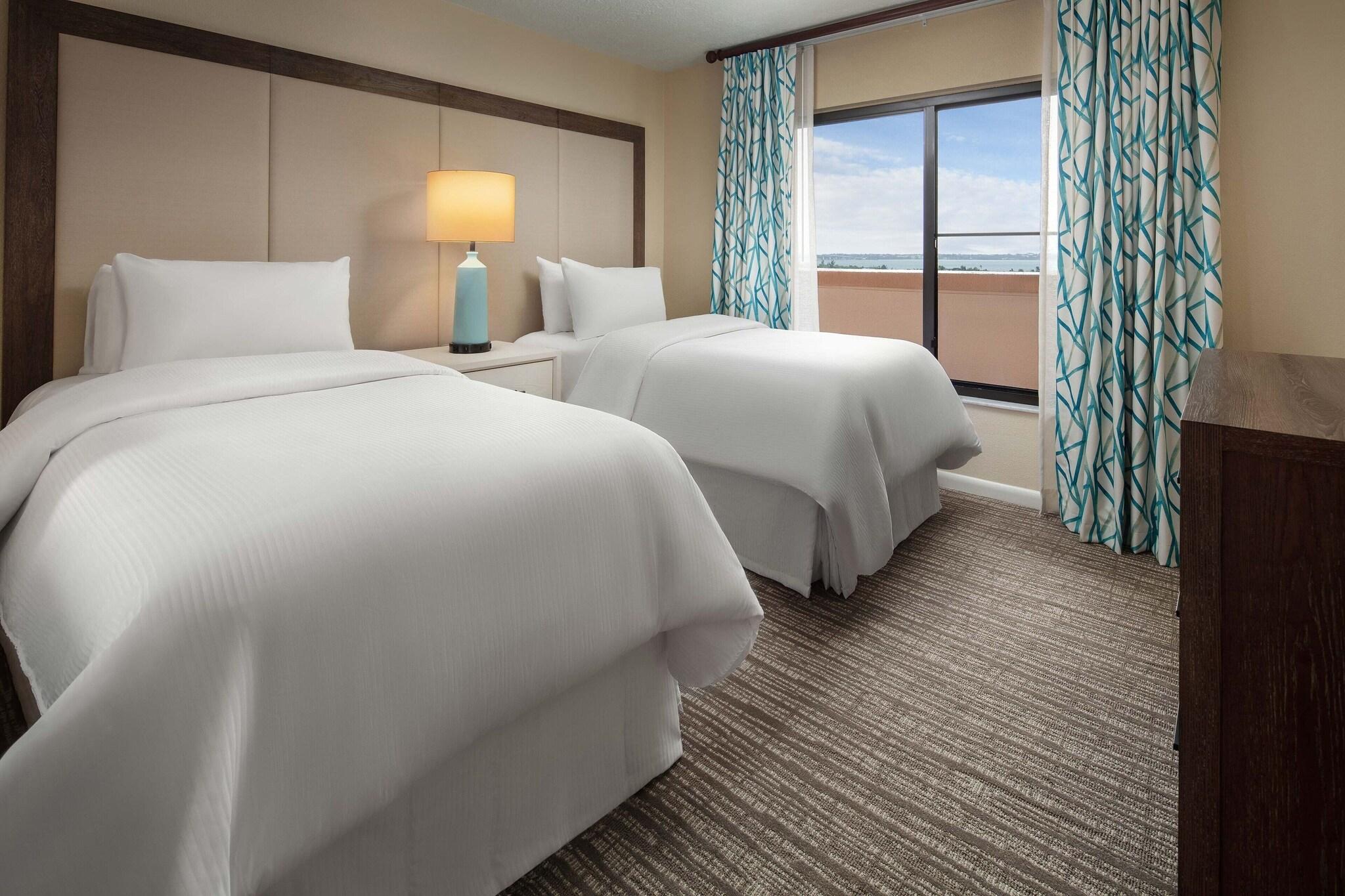 Villa Partial Ocean View Two Double Beds