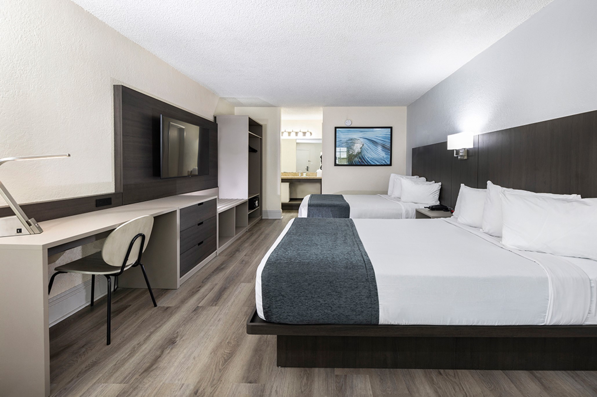 Double Two Queen Beds
