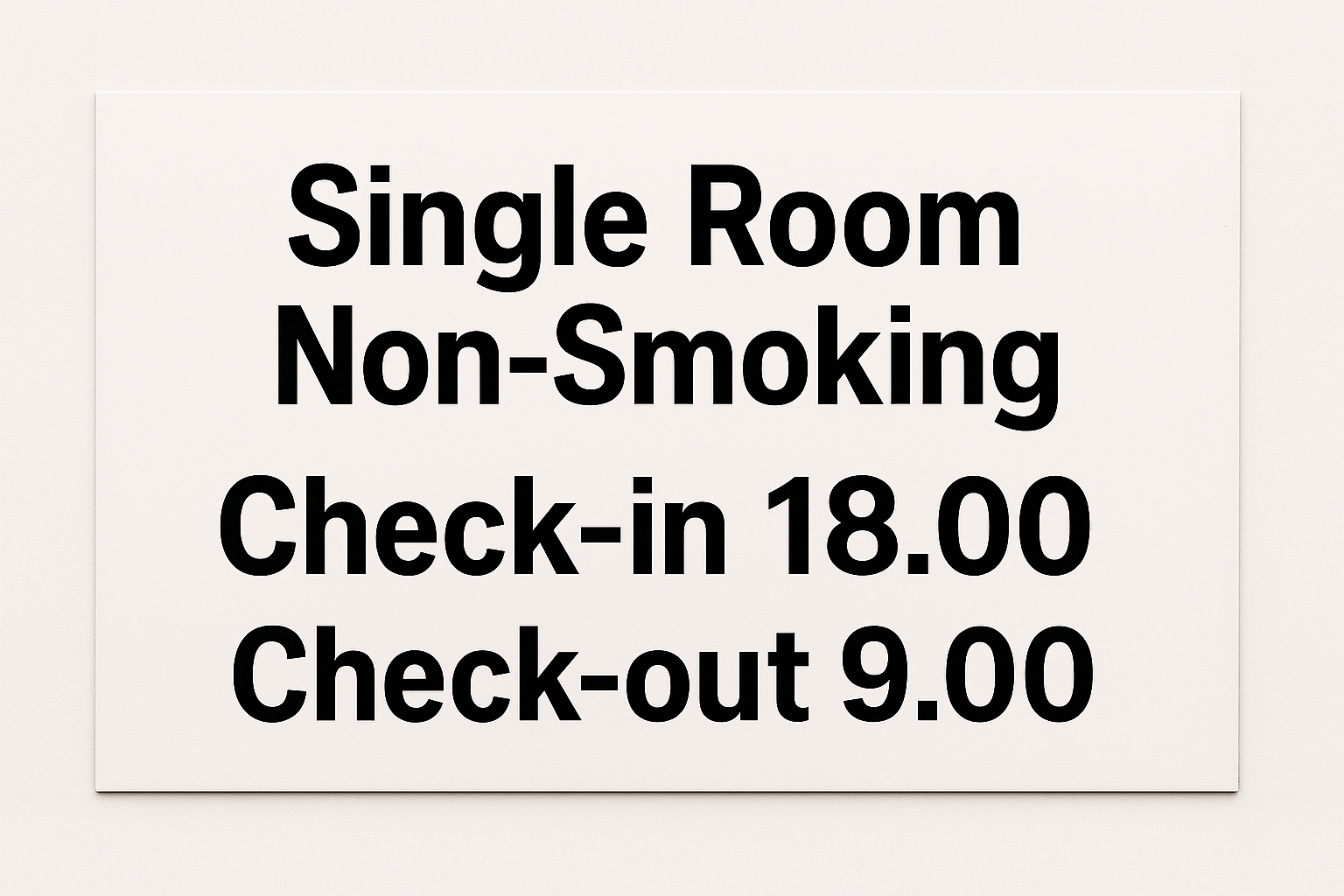 Double Single Standard