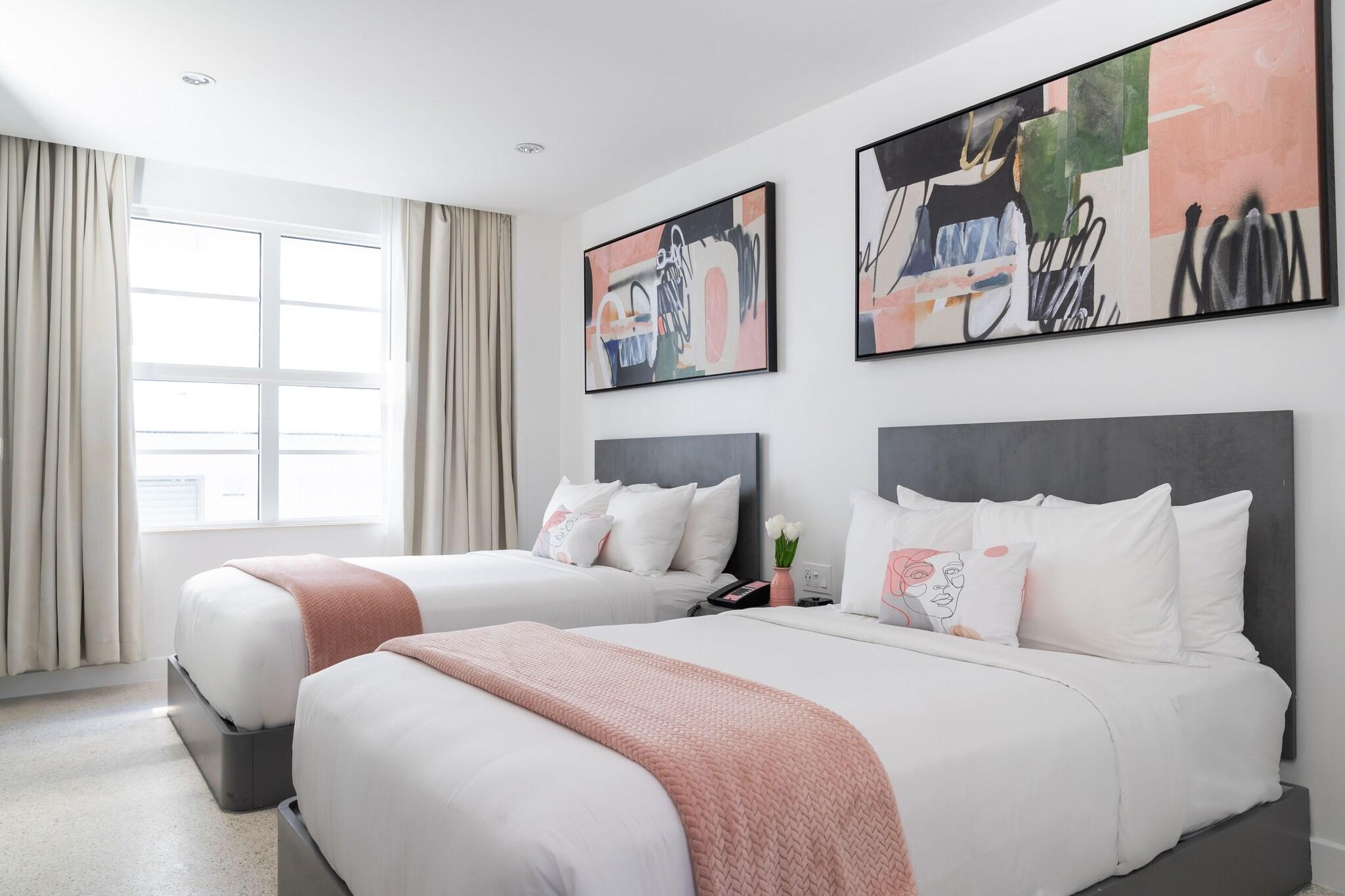 Quadruple Classic Two Double Beds