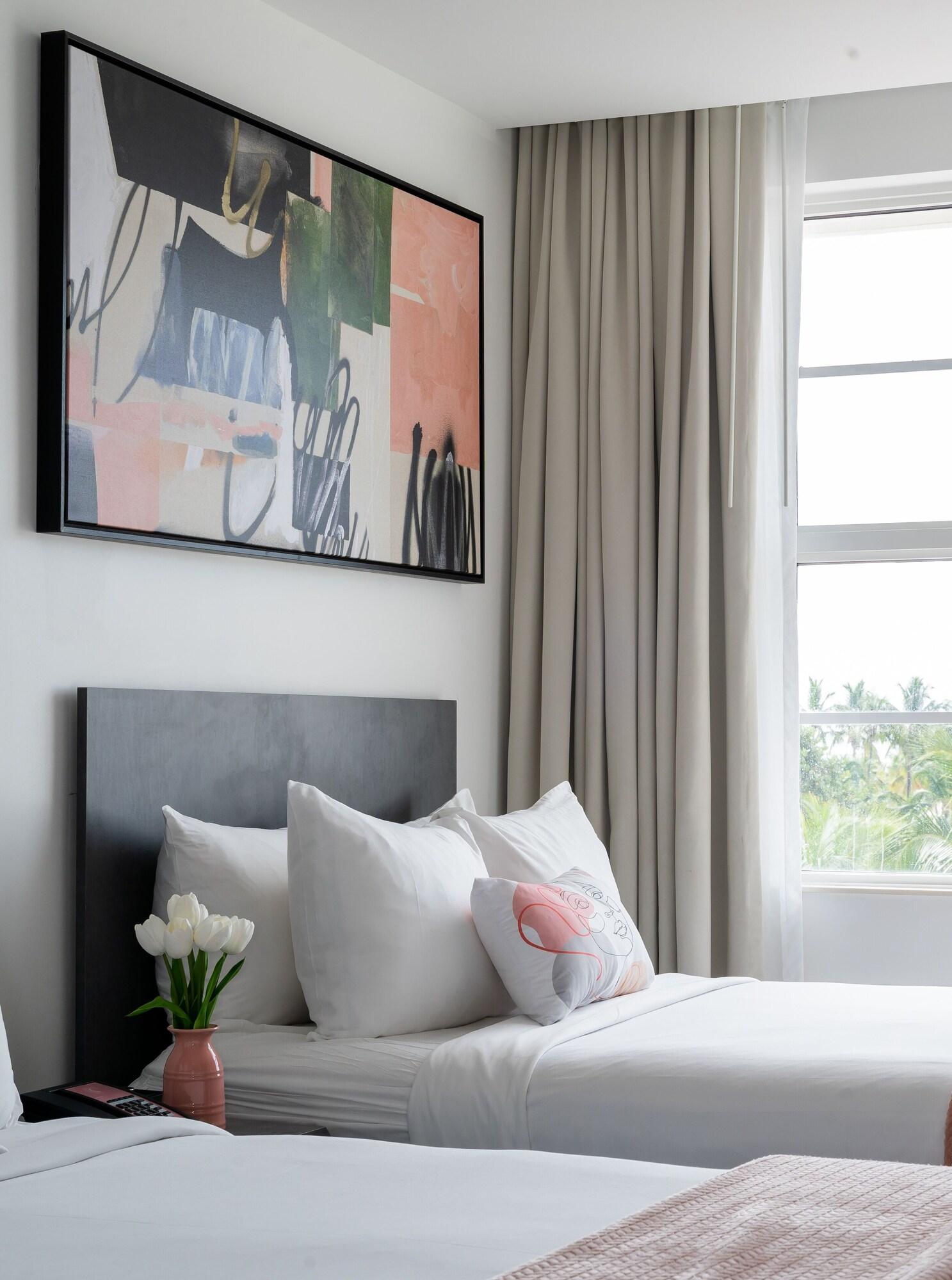 Twin Two Double Beds