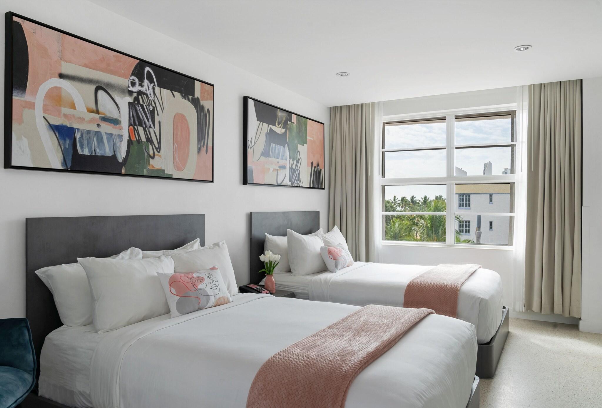 Twin Two Double Beds