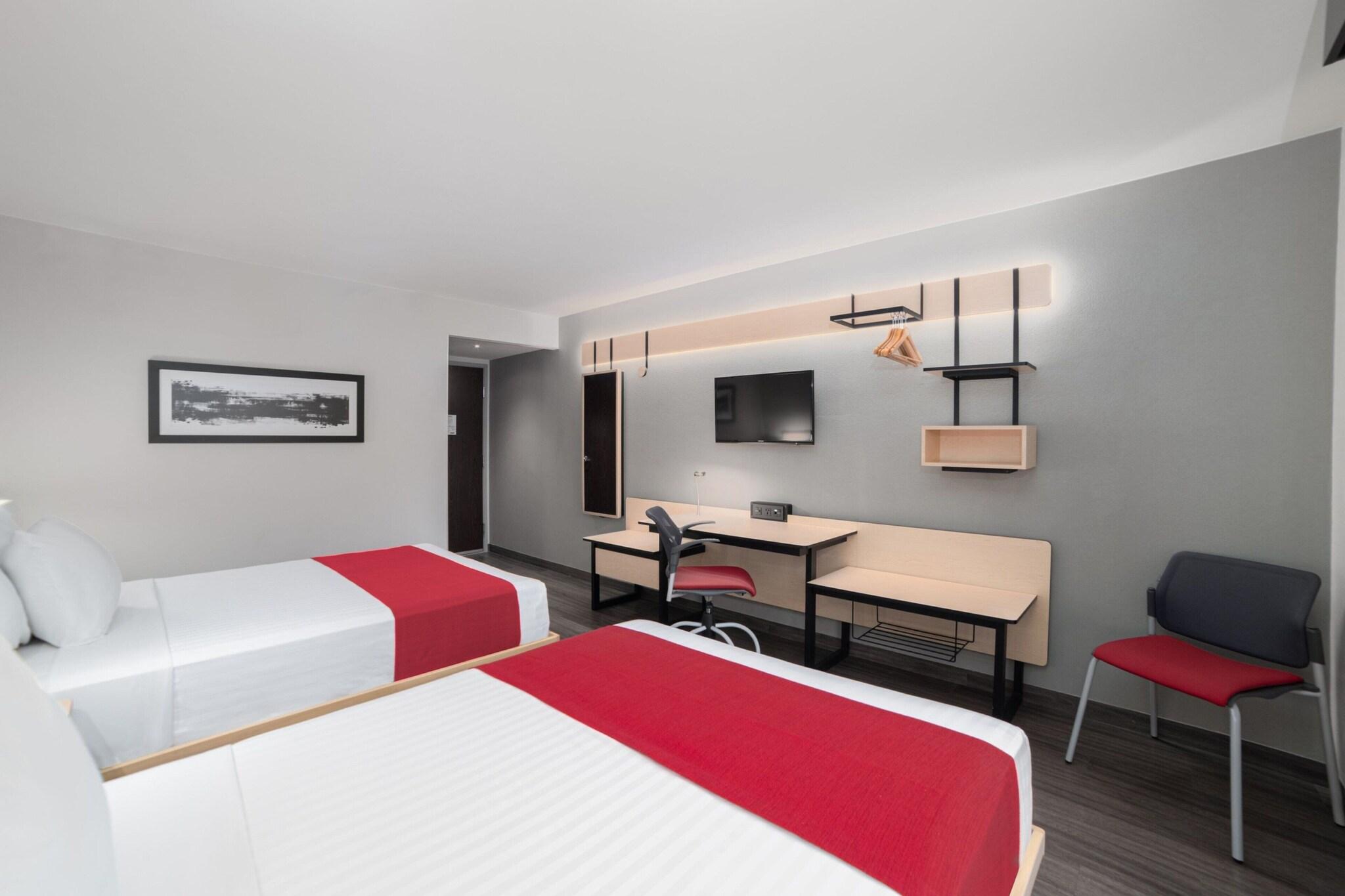 Double Two Double Beds