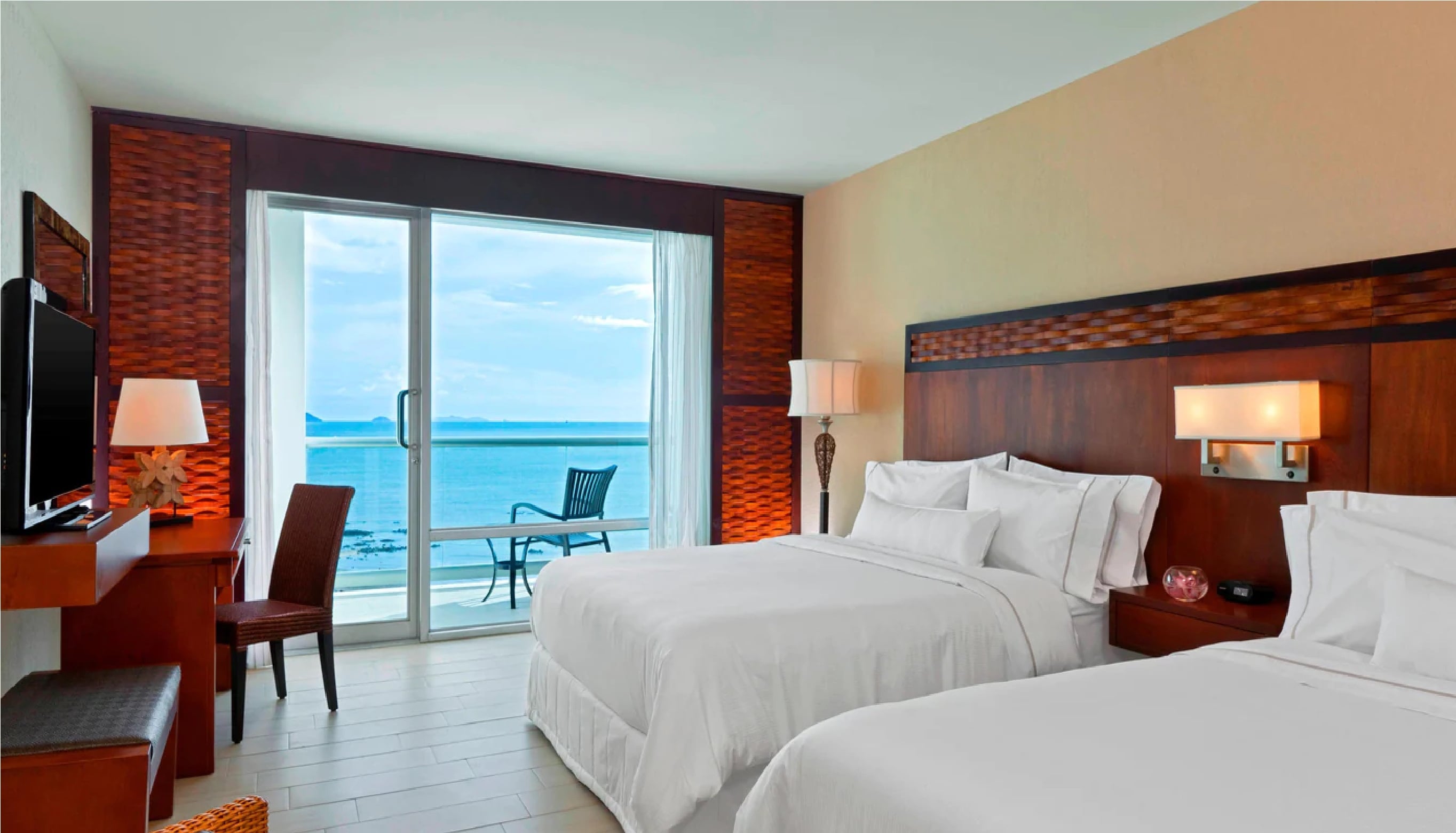 Double Ocean View Two Queen Beds
