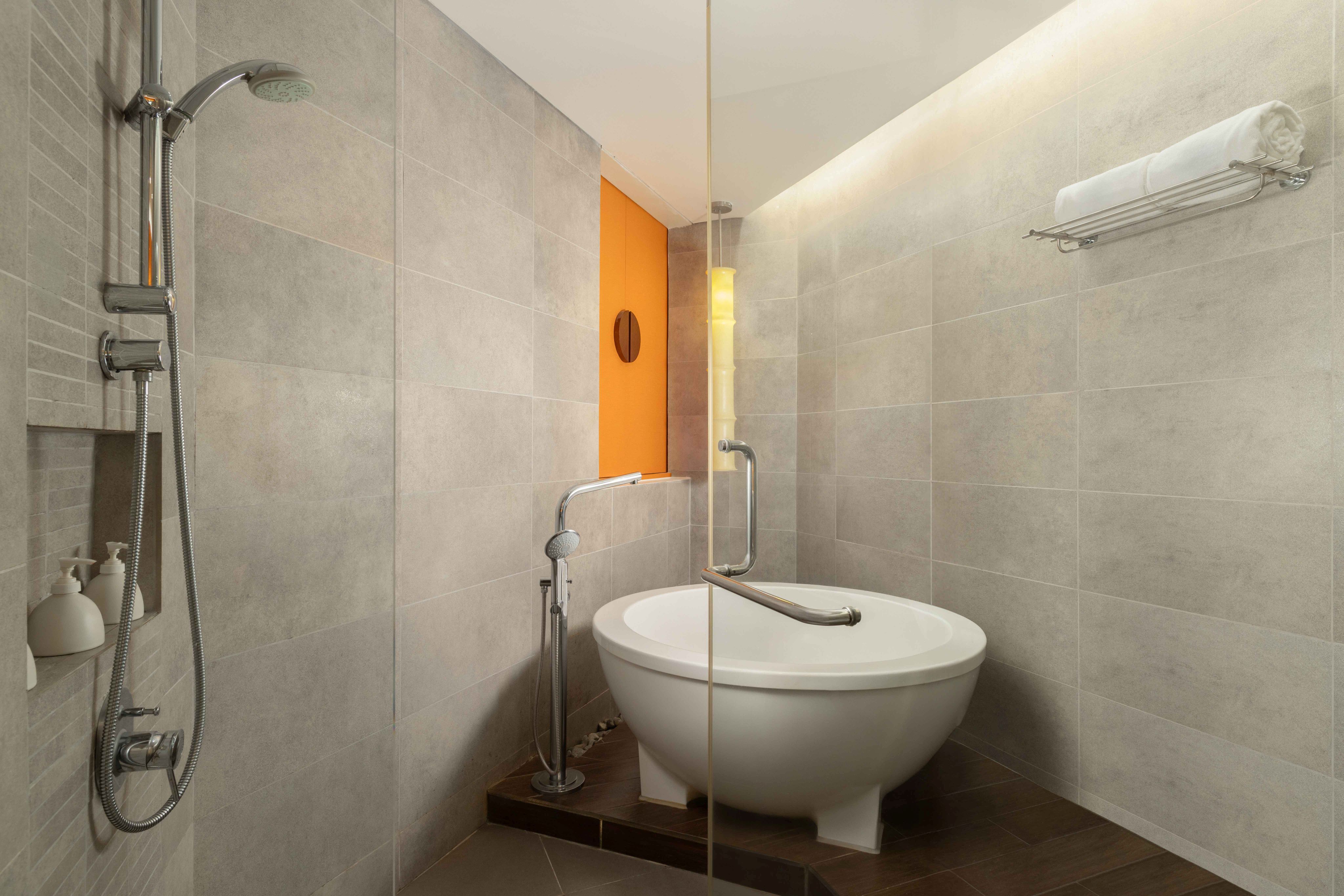 Twin Garden View with Balcony