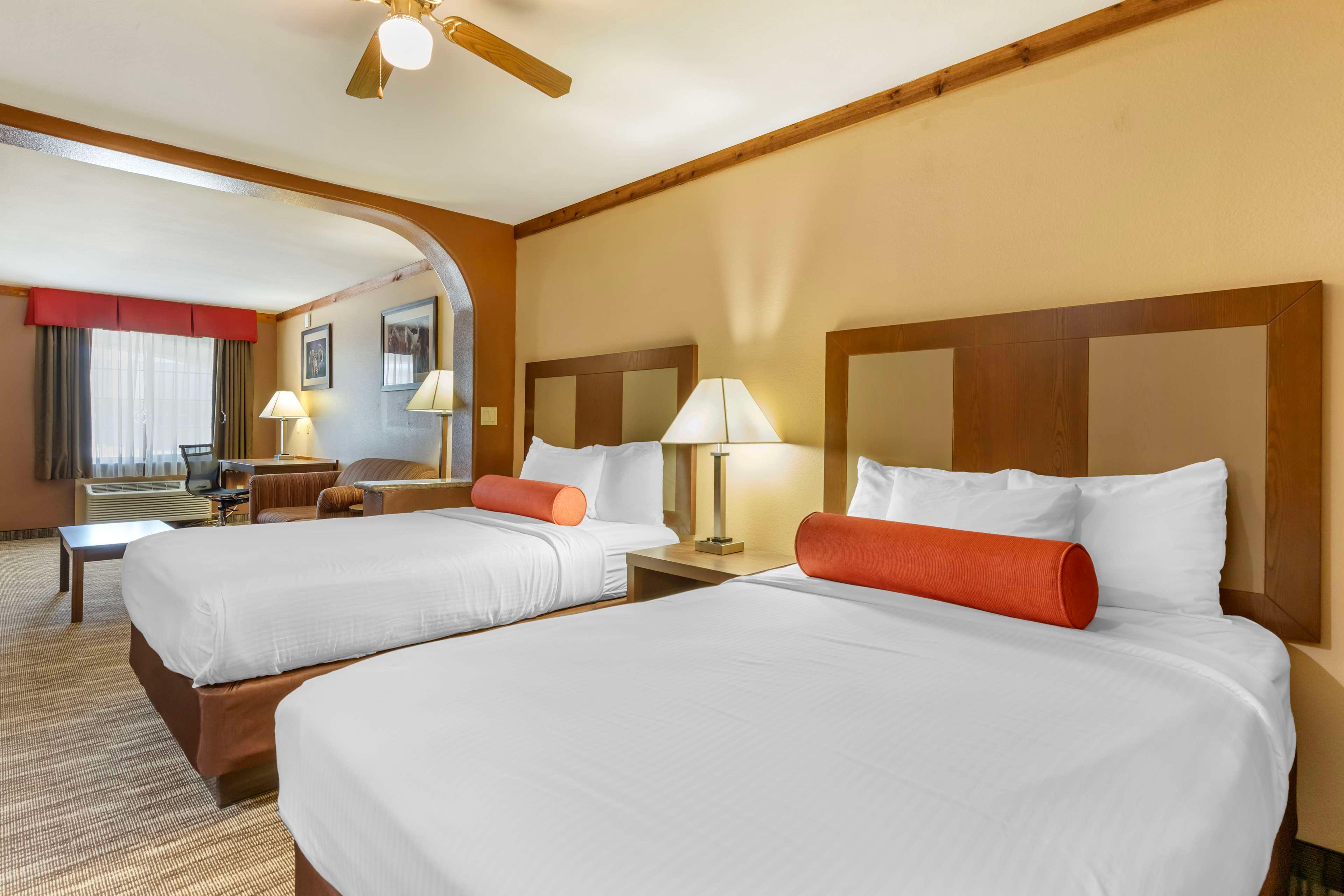 Room Two Double Beds Non Smoking