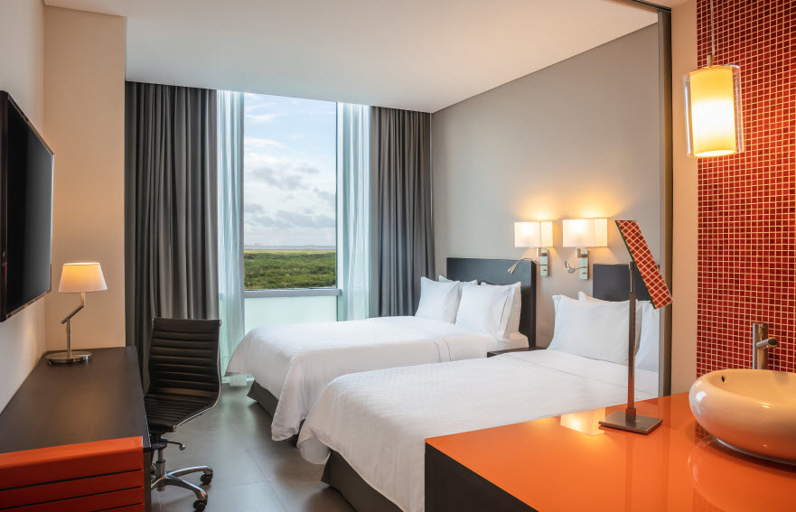 Room Two Double Beds with Views