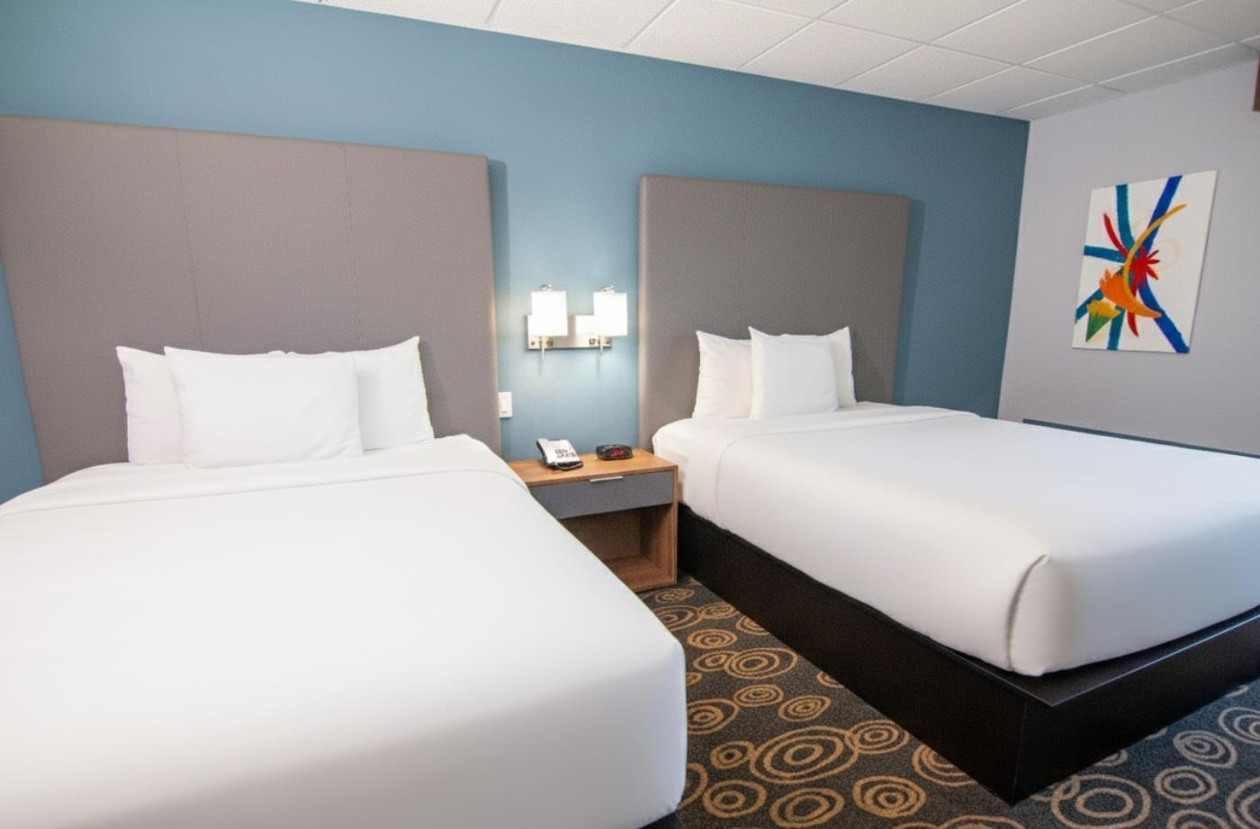 Double Two Queen Beds