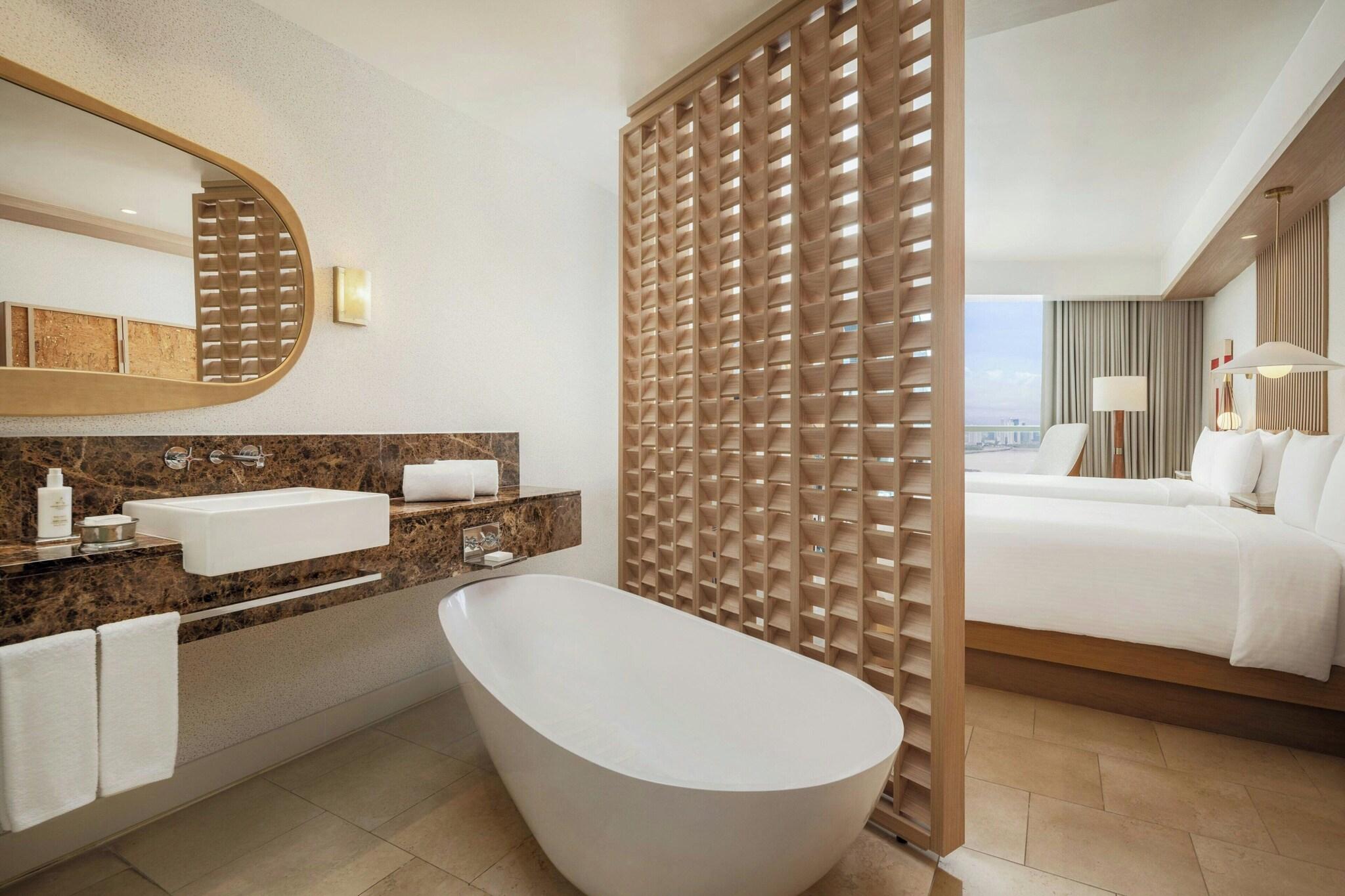 Quadruple Partial Ocean View Two Double Beds