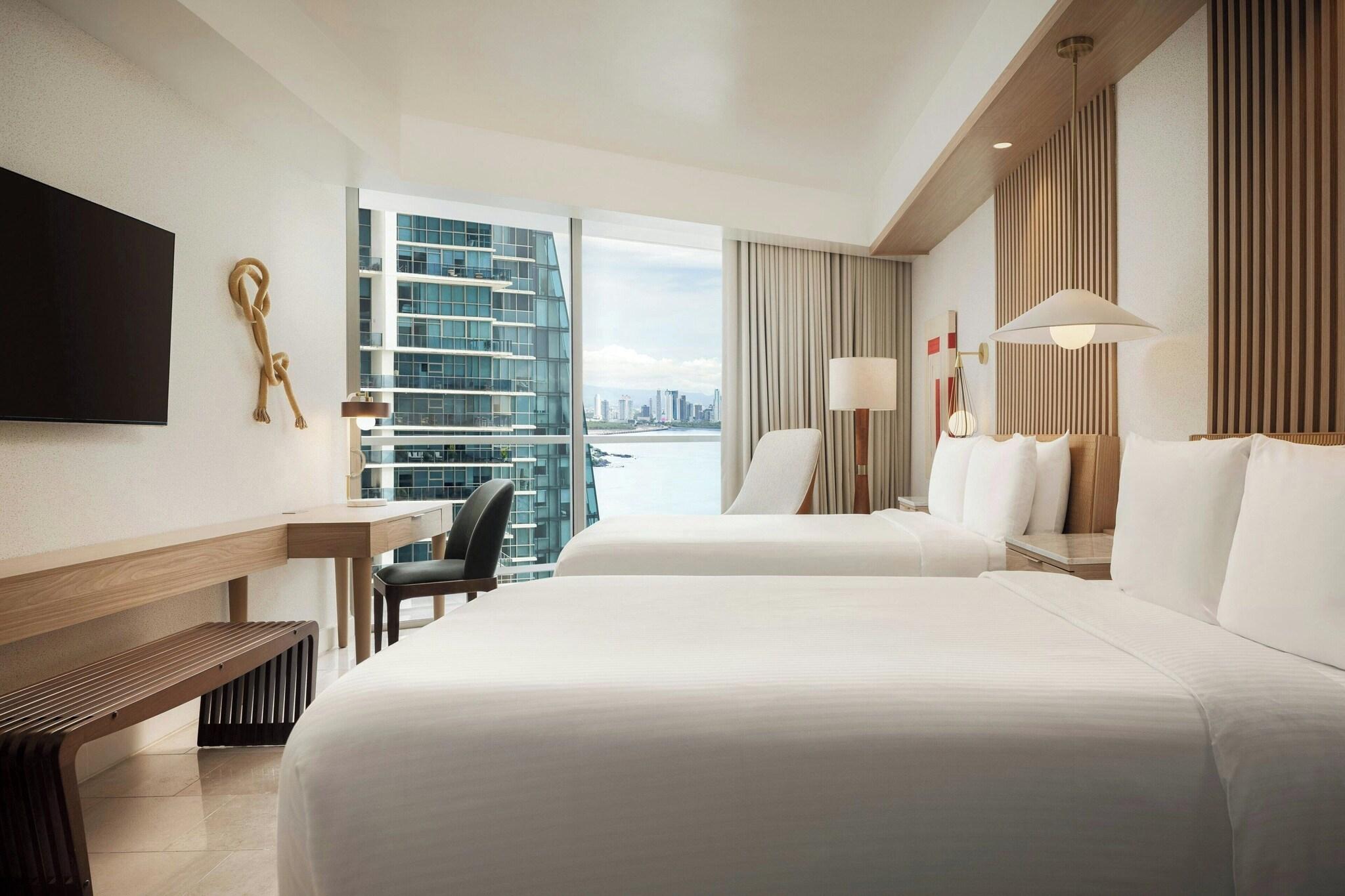 Quadruple Partial Ocean View Two Double Beds