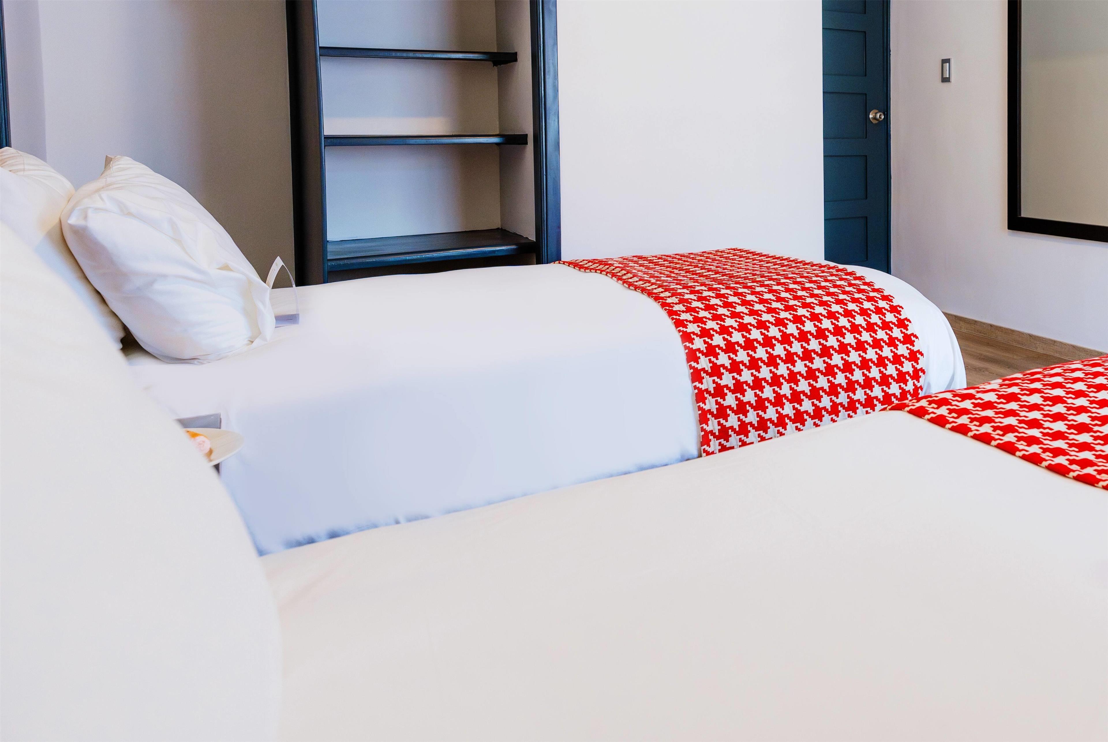 Twin Two Double Beds