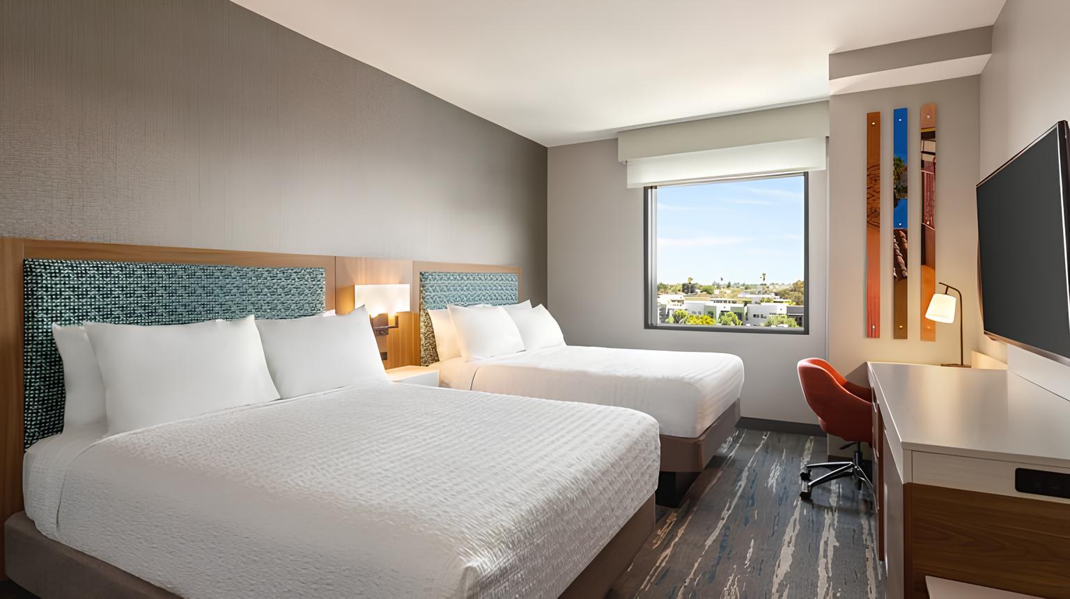 Double Two Queen Beds